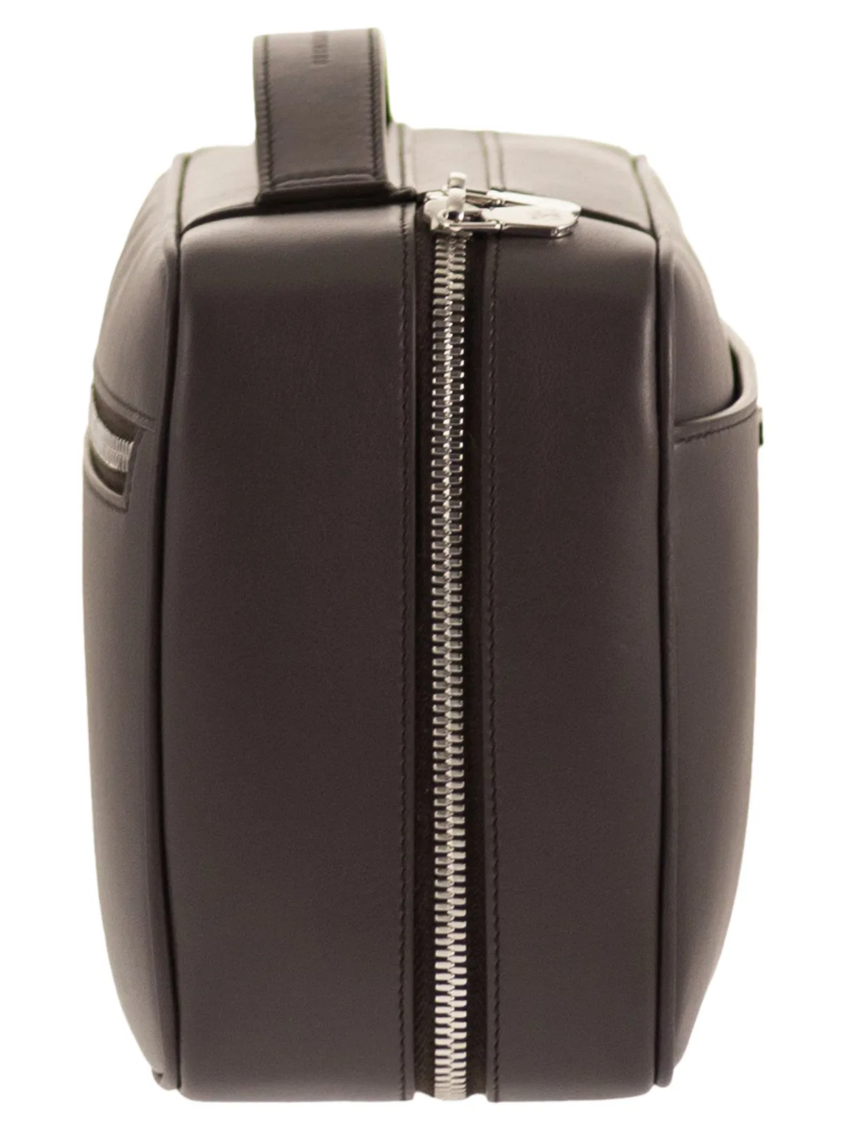 Brunello Cucinelli Smooth Leather Beauty Case With Logo
