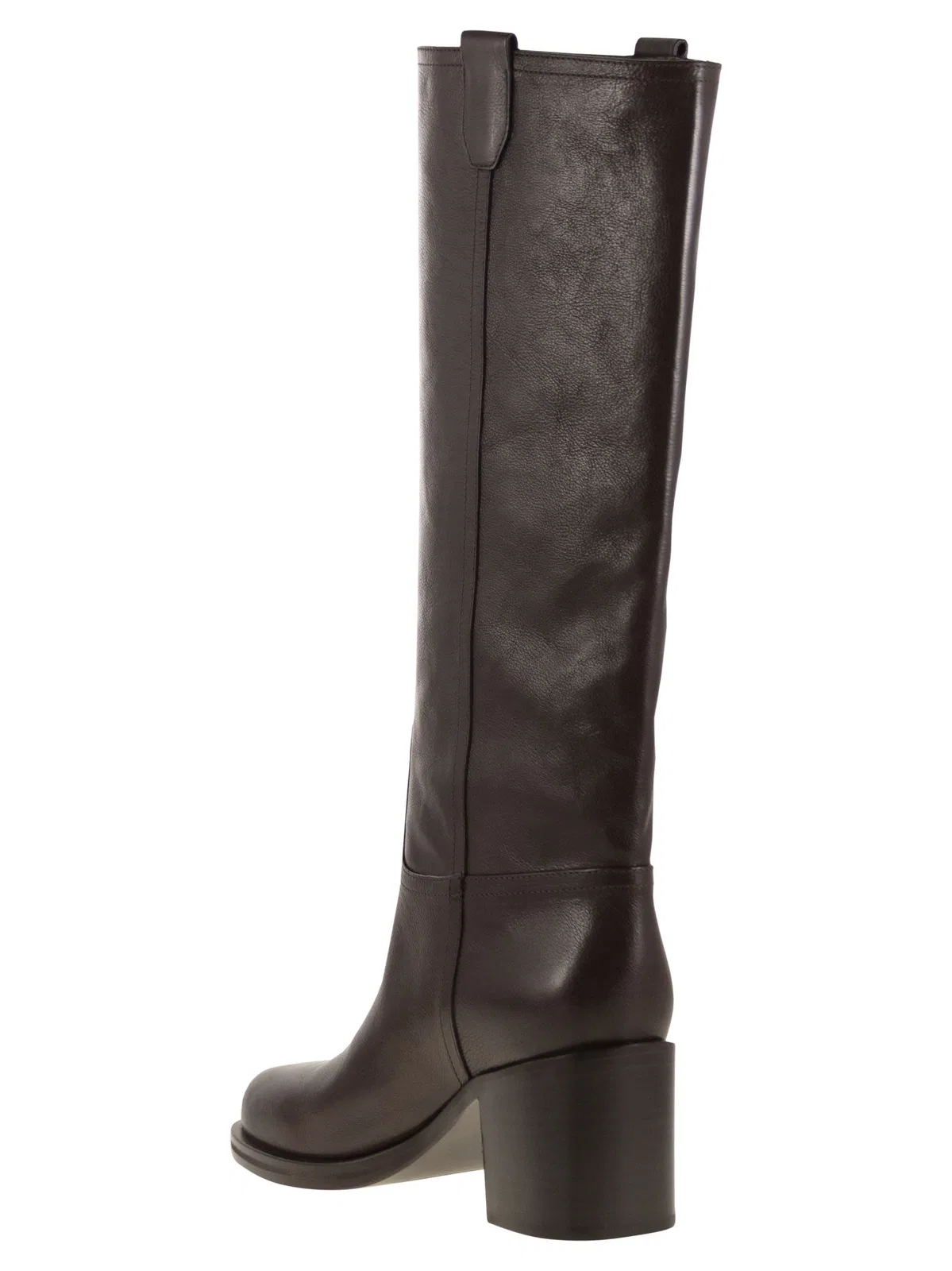 Brunello Cucinelli Classic Leather Boot With Precious