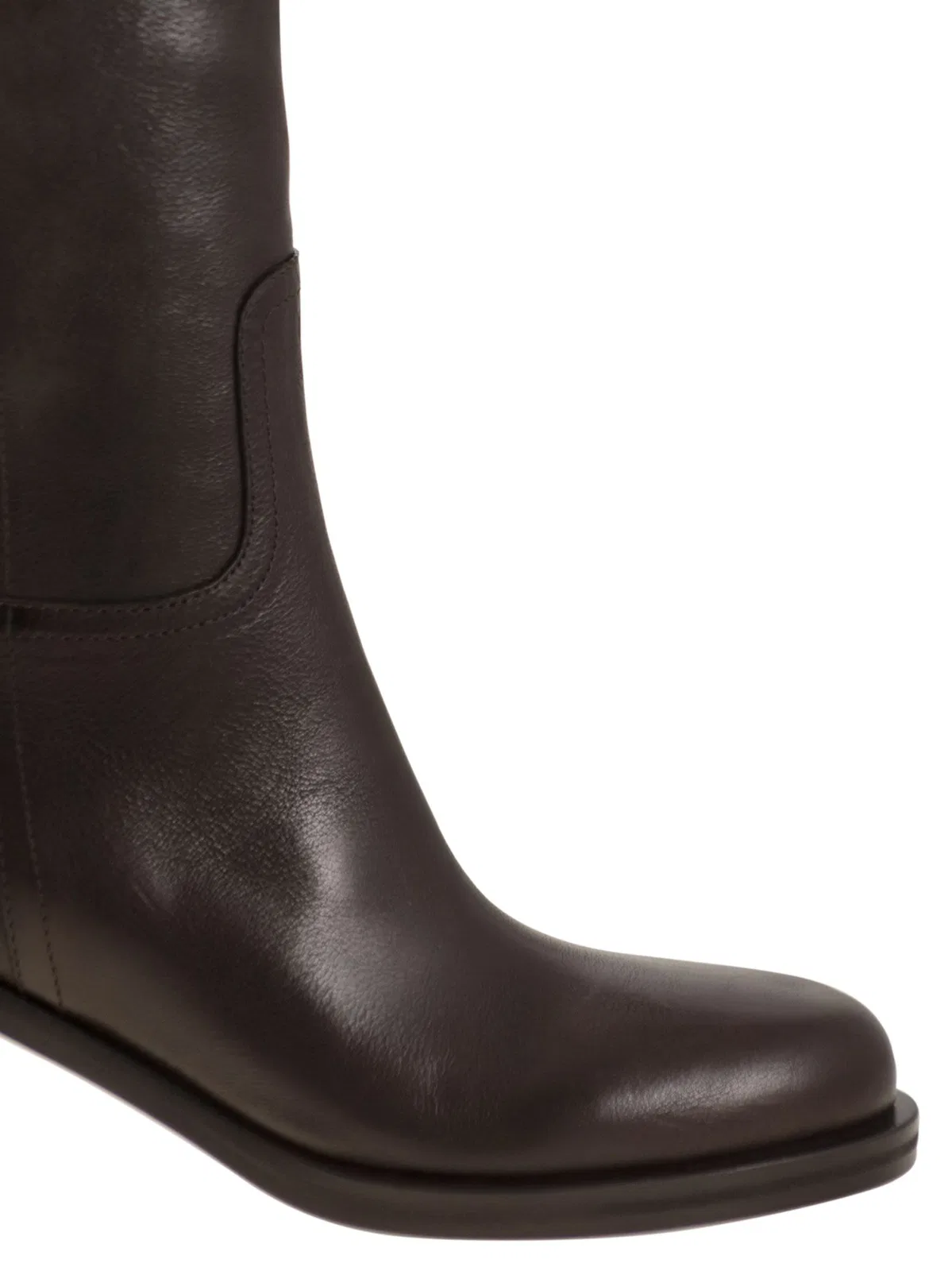 Brunello Cucinelli Classic Leather Boot With Precious