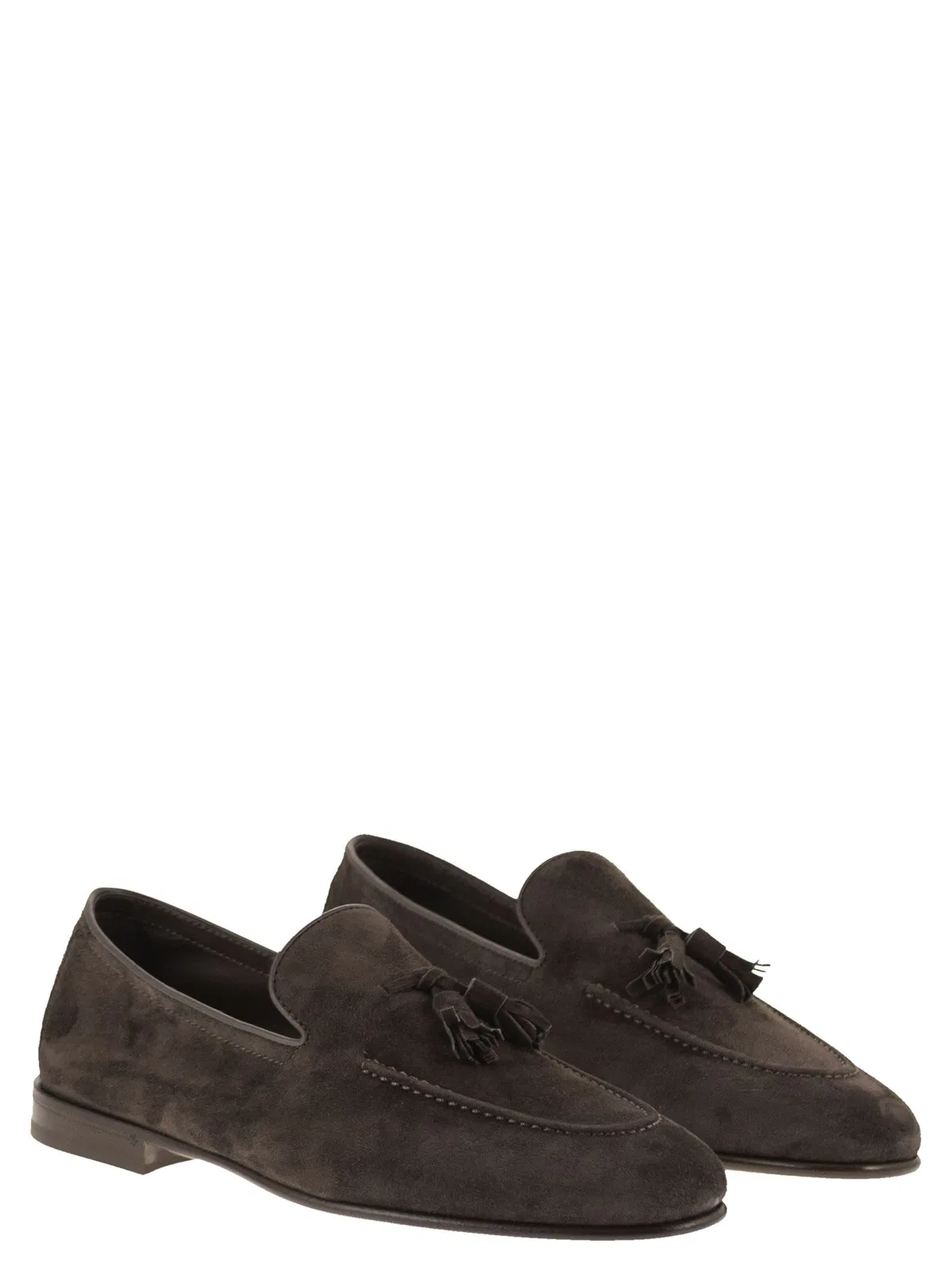 Brunello Cucinelli Suede Moccasins With Tassels
