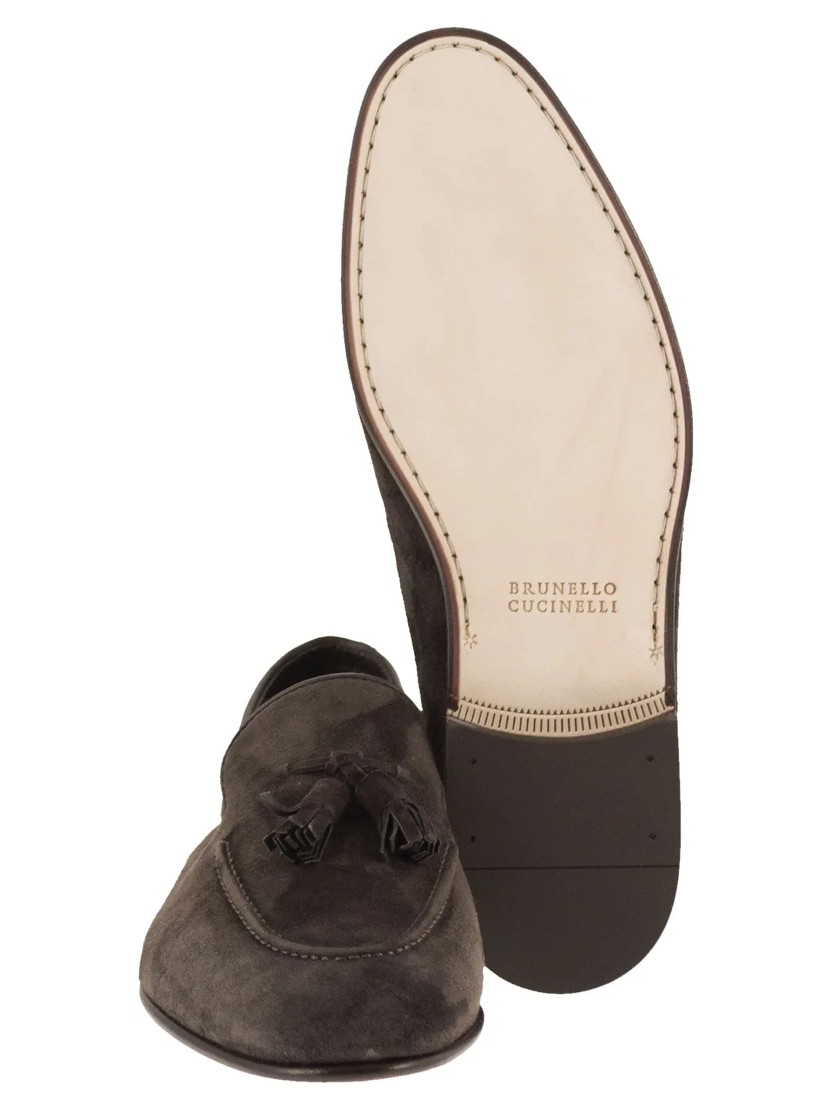 Brunello Cucinelli Suede Moccasins With Tassels