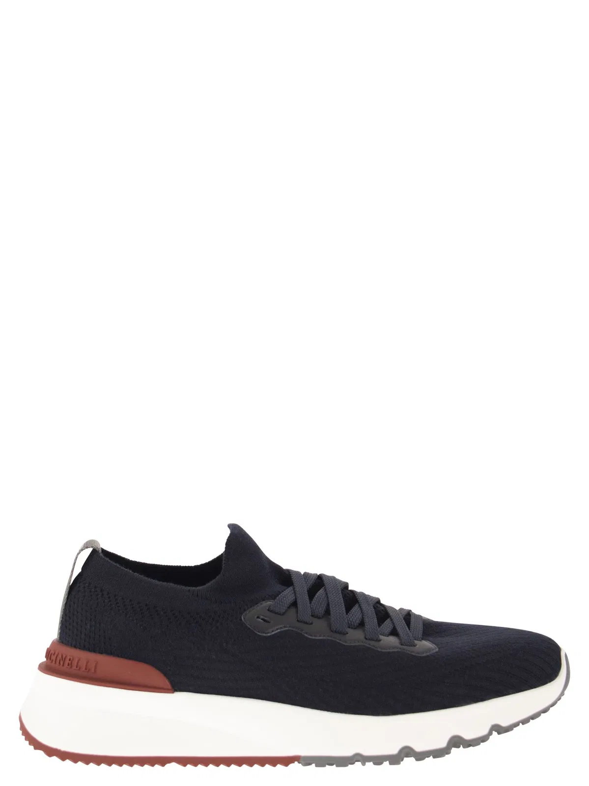 Brunello Cucinelli Runners In Cotton Knit And Semi-Glossy C