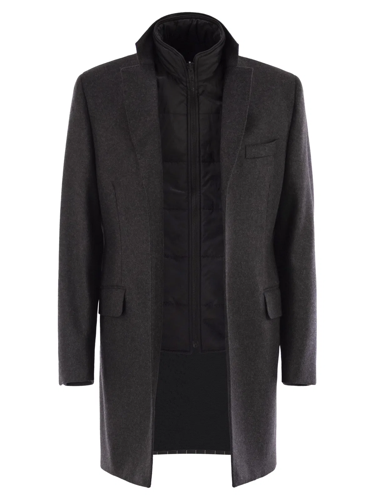 Fay Double Coat In Wool And Cashmere Cloth