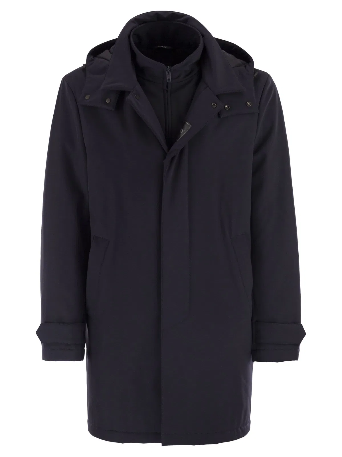 Fay Morning Coat Travel In Jersey Stretch