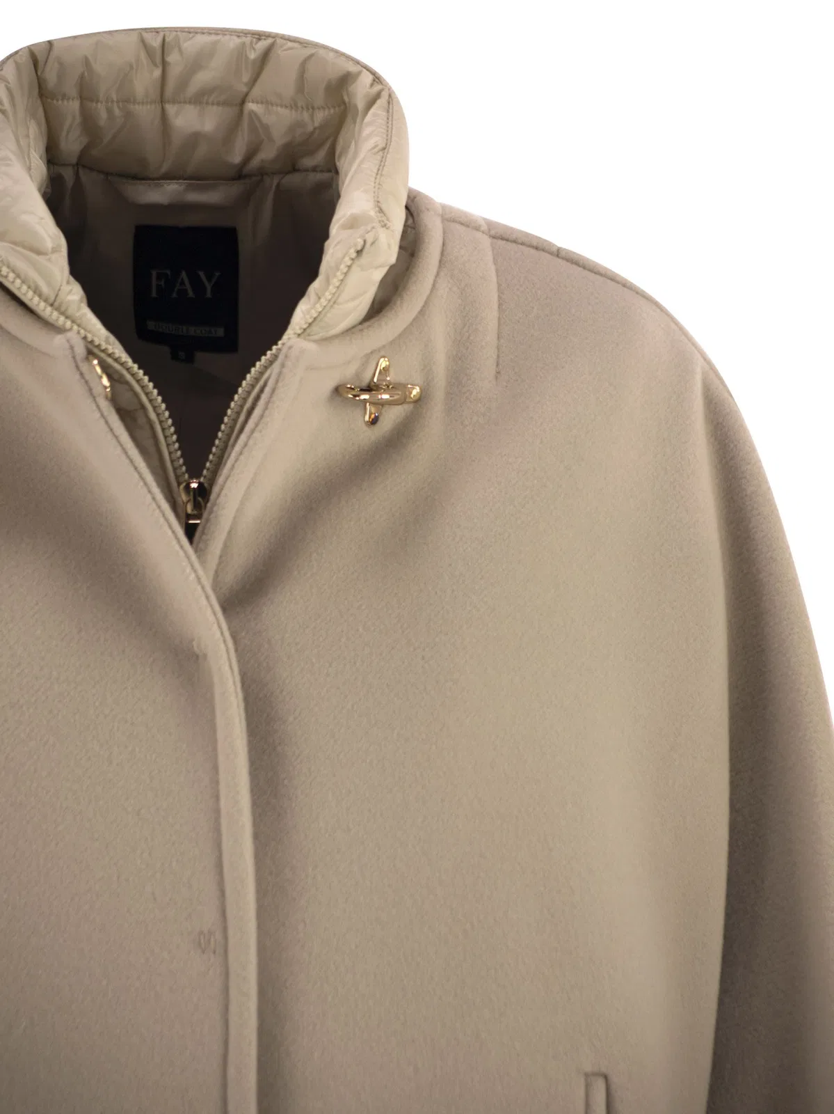 Fay 3-In-1 Double-Sided Wool And Cashmere Ca