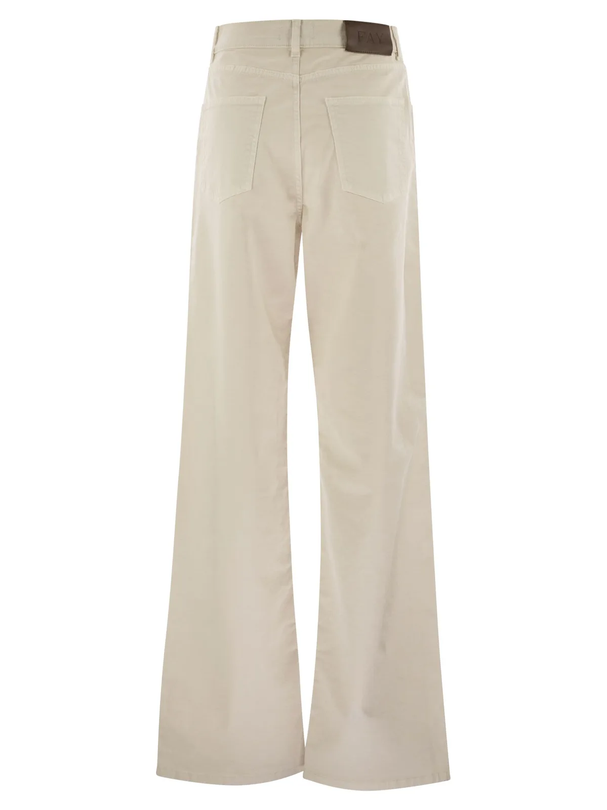 Fay 5-Pocket Trousers In Stretch Cotton Dril
