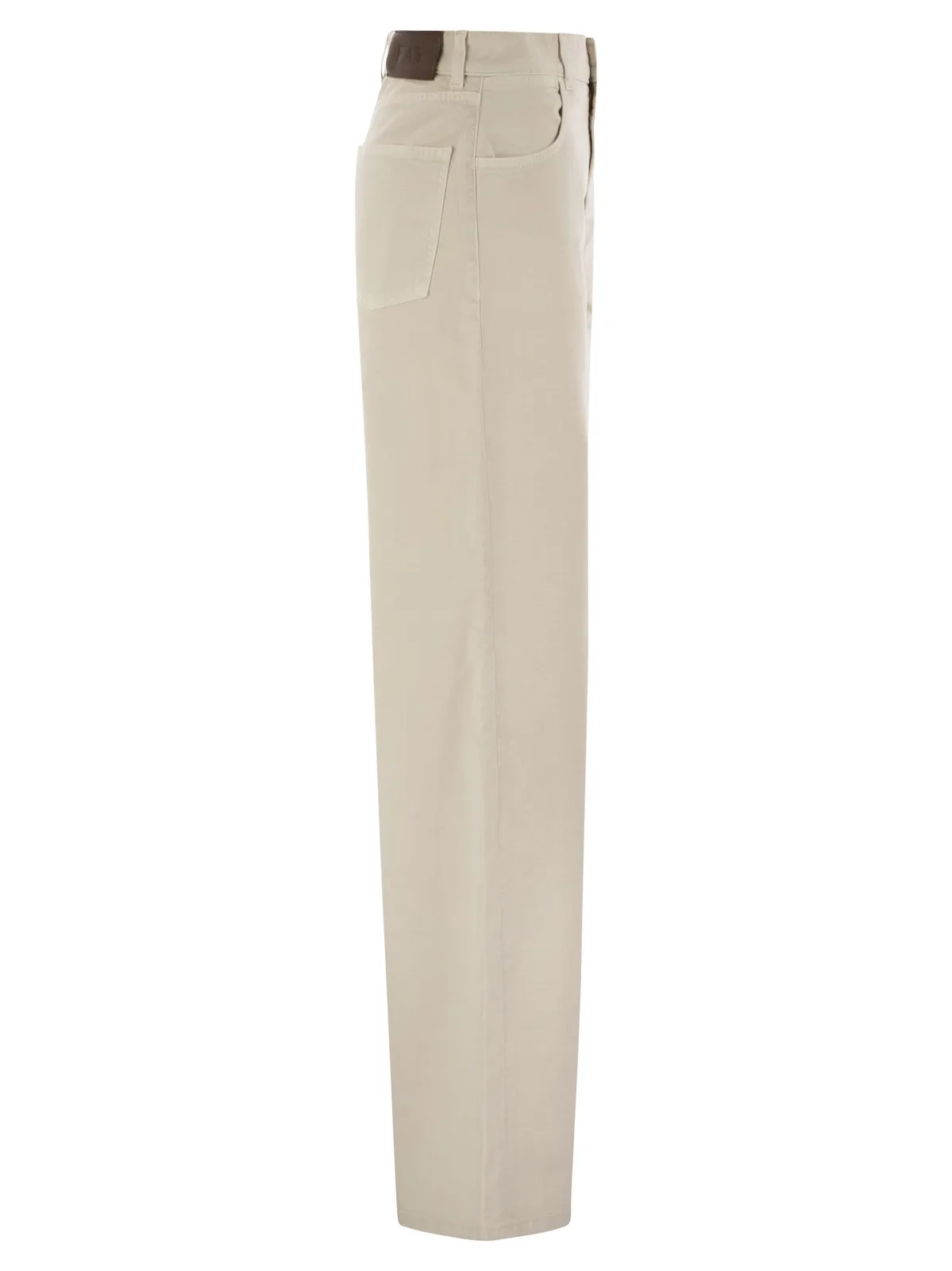 Fay 5-Pocket Trousers In Stretch Cotton Dril
