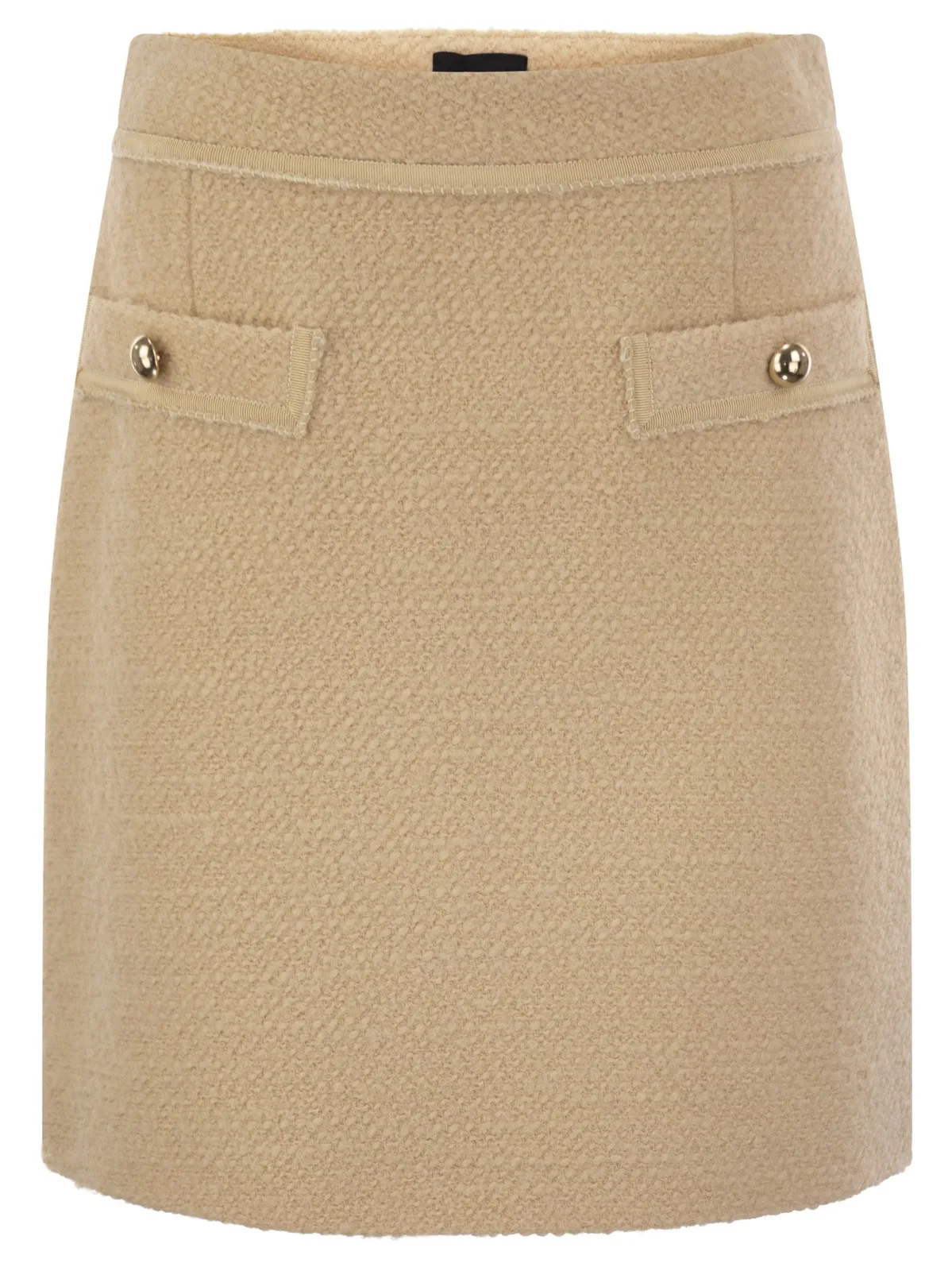Fay Wool Short Skirt