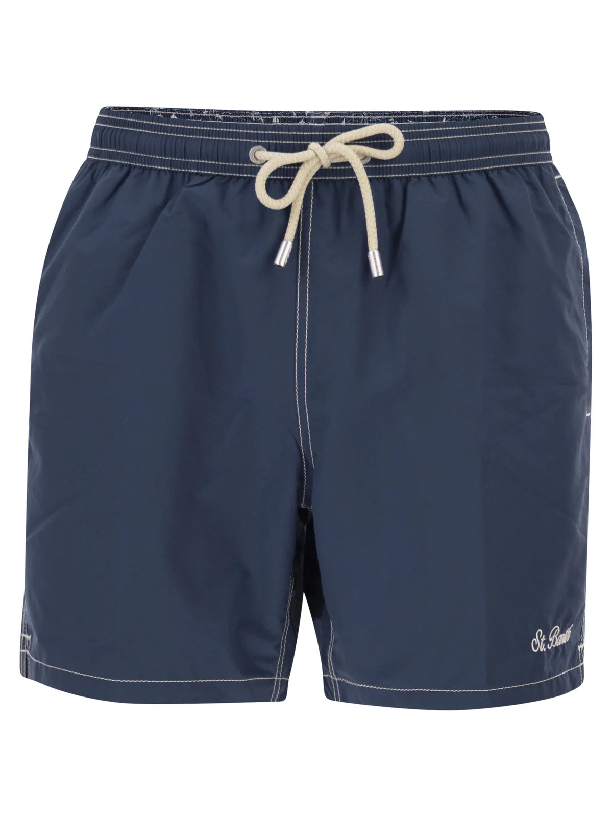 Mc2 Saint Barth Beach Shorts With Logo