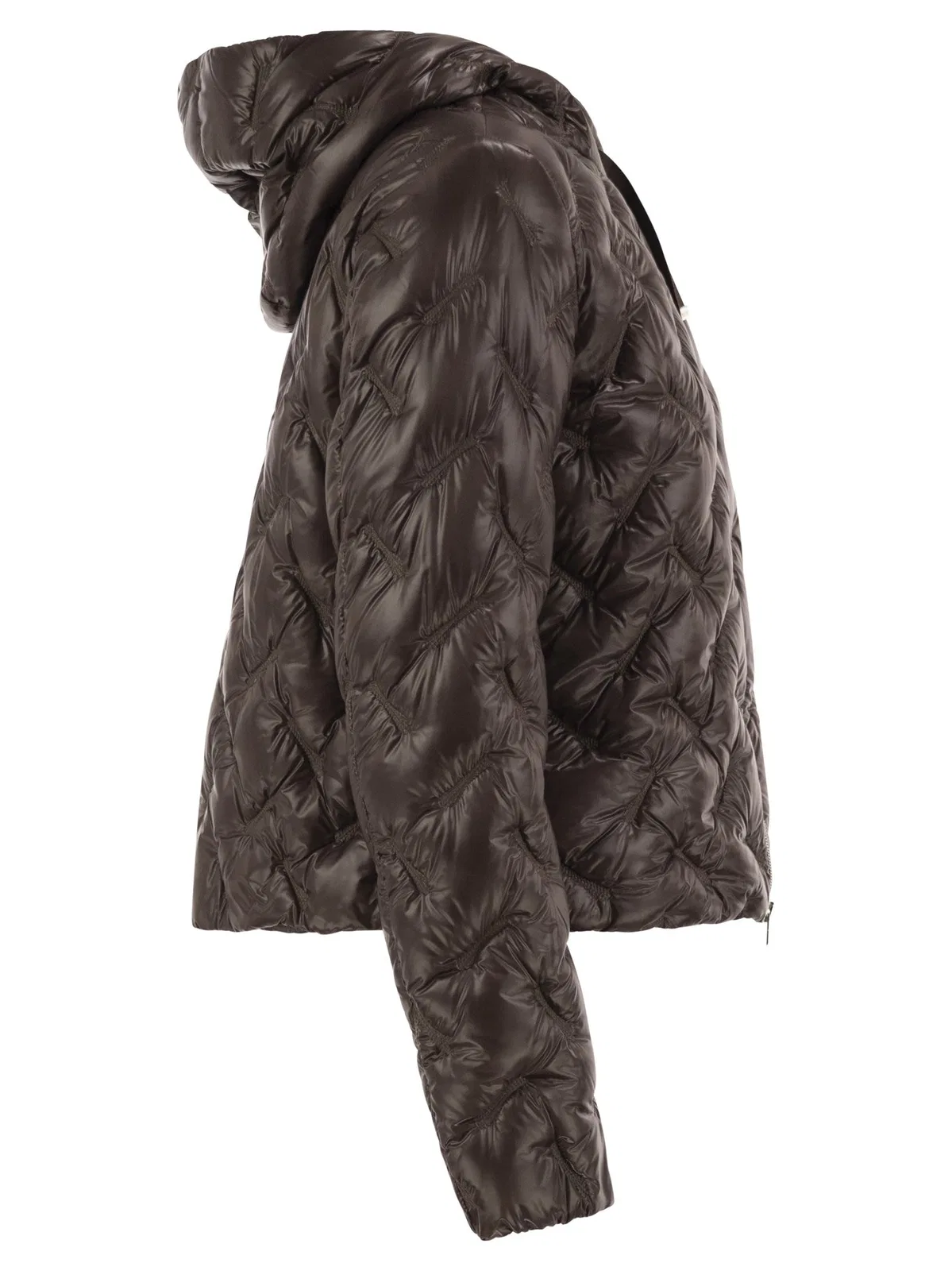 Herno Diamond-Quilted Hooded Down Jacket