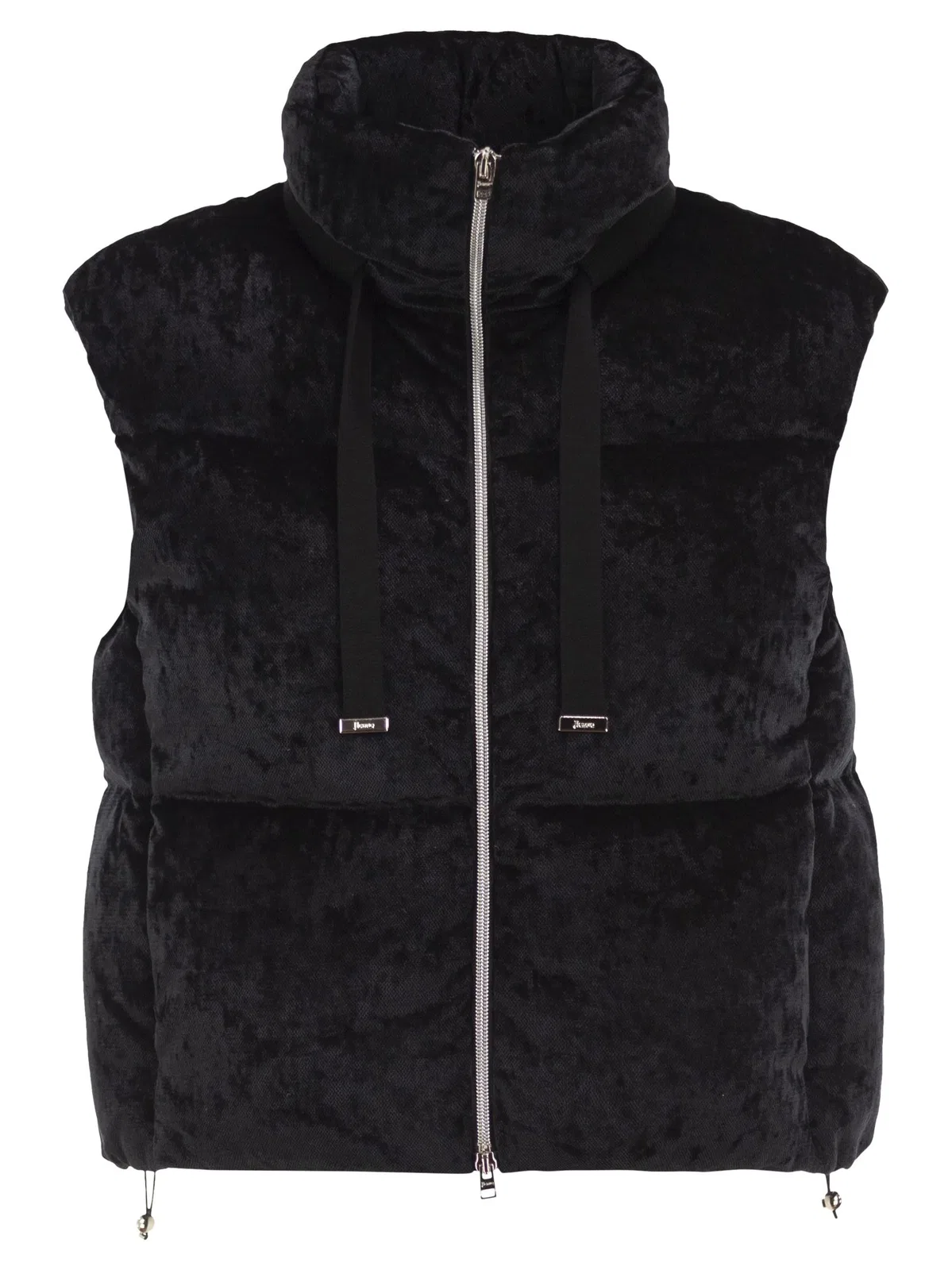 Herno Velvet-Effect Padded Gilet