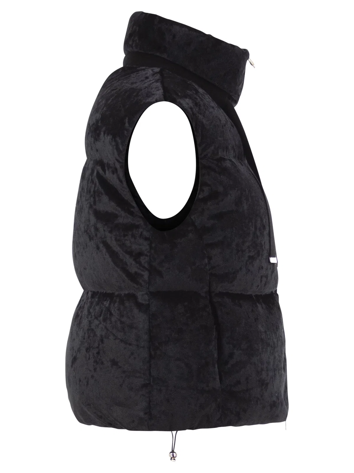 Herno Velvet-Effect Padded Gilet