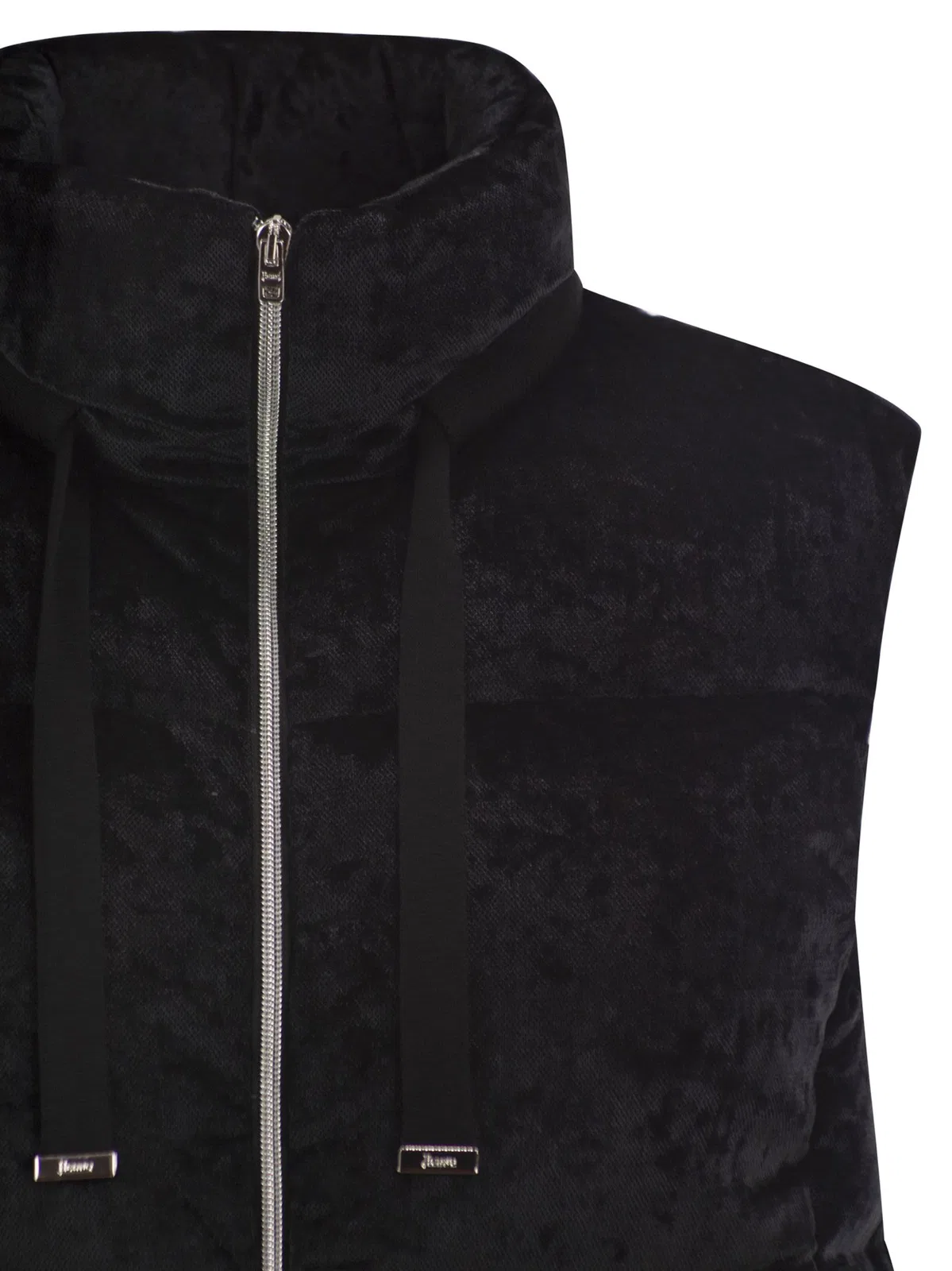 Herno Velvet-Effect Padded Gilet