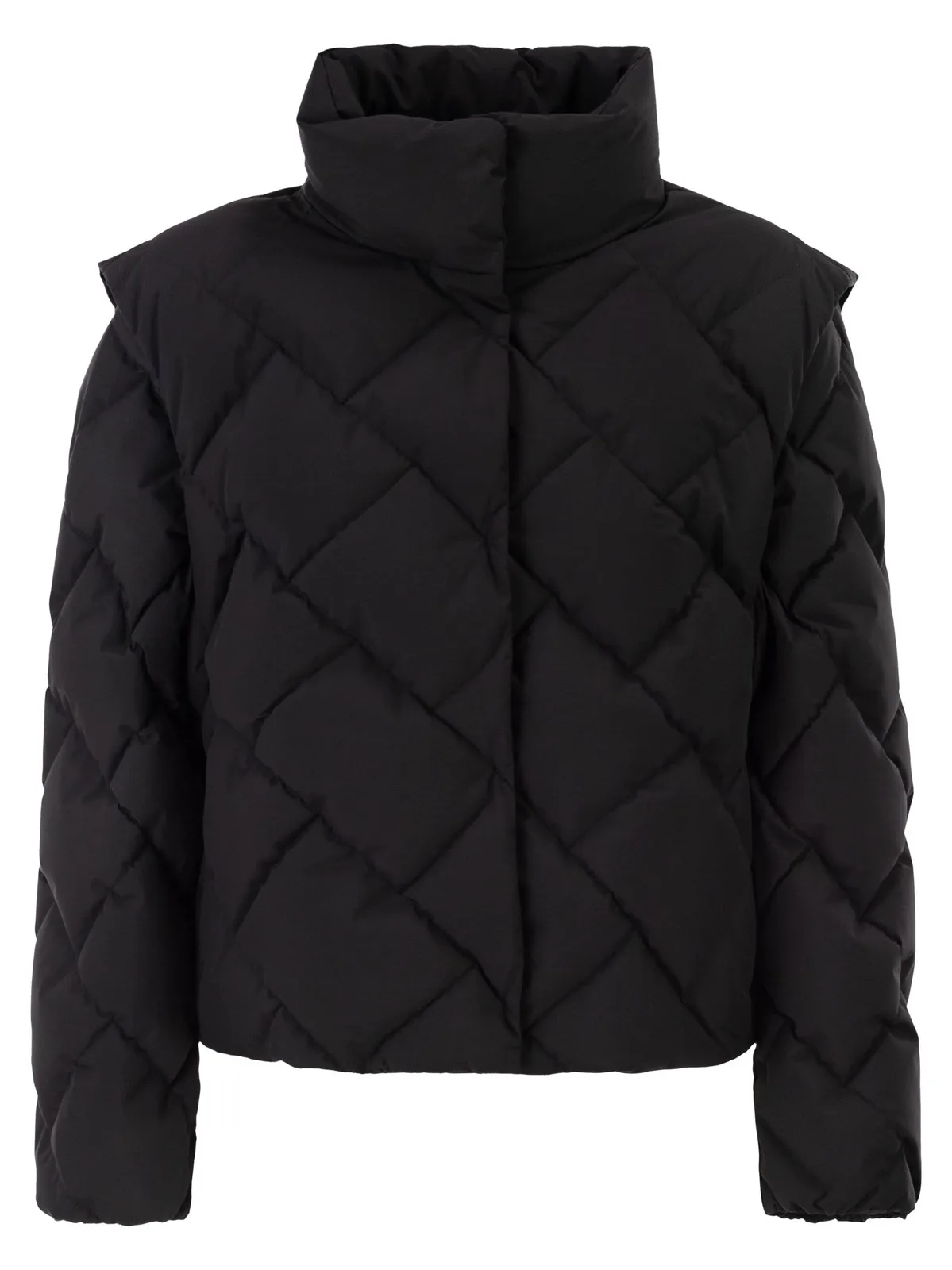 Herno Matt Nylon Down Jacket With Detachable S