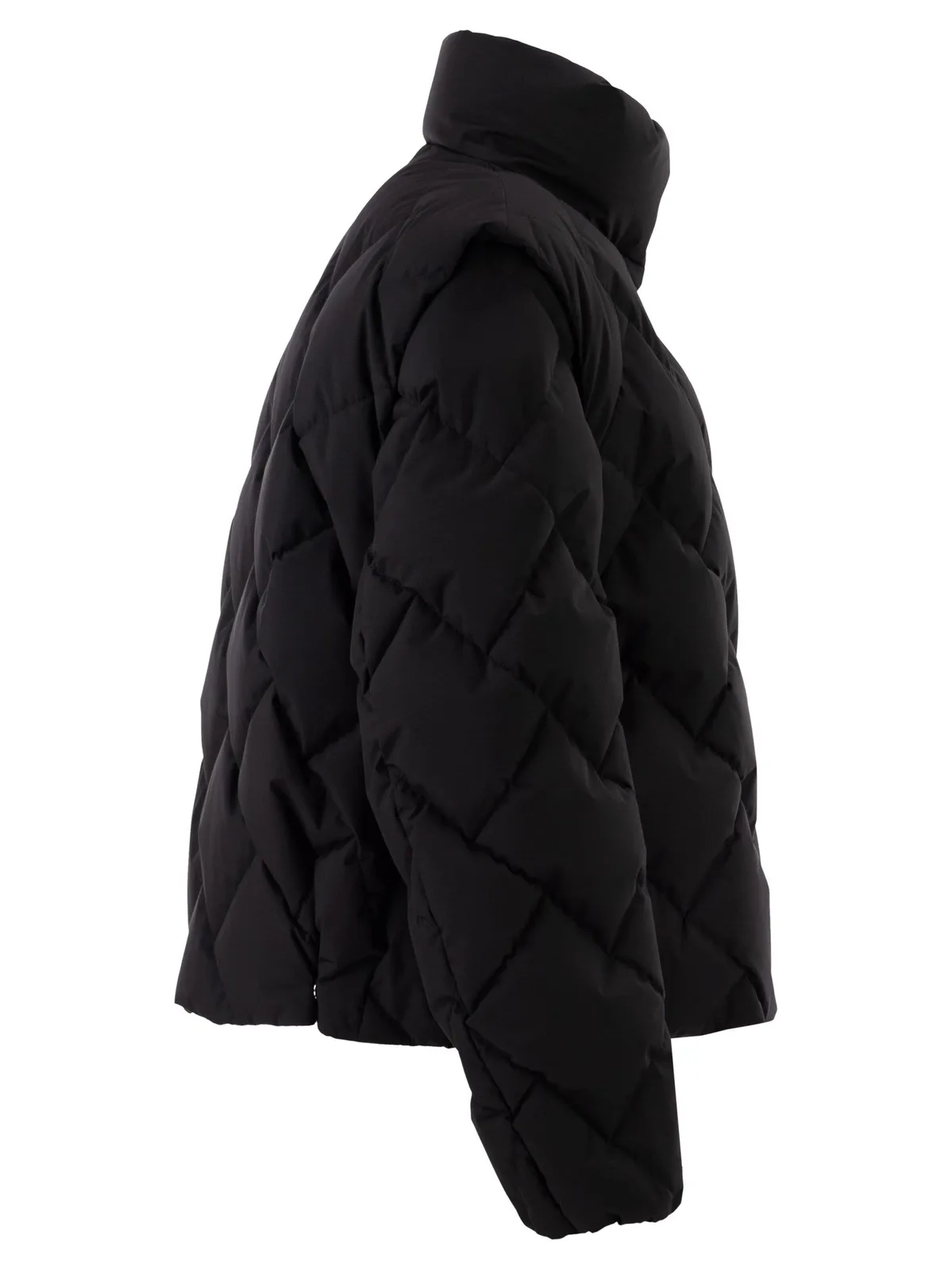 Herno Matt Nylon Down Jacket With Detachable S