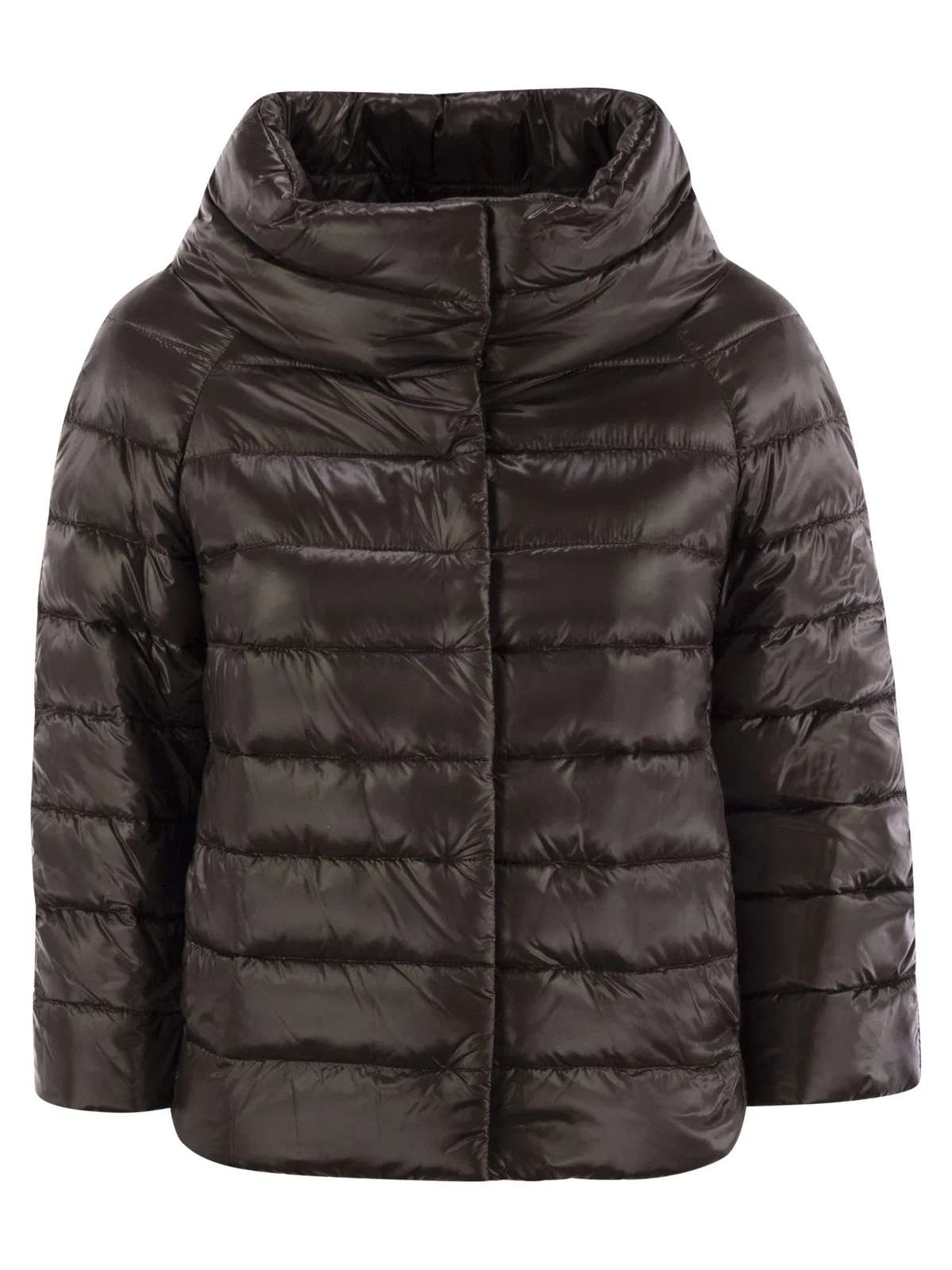Herno Mini Cape With Jewelled Sleeves