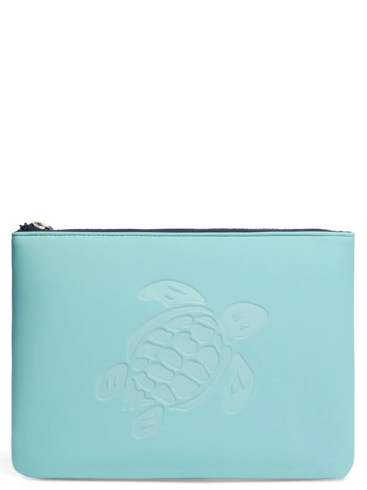 Vilebrequin Flat Pouch With Embossed Turtle Logo