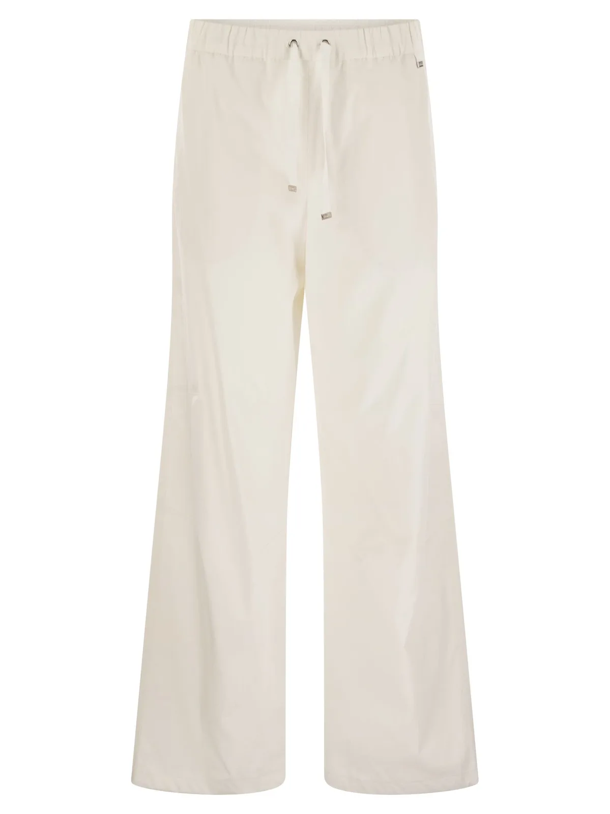 Herno Resort Cotton Trousers With Drawstring