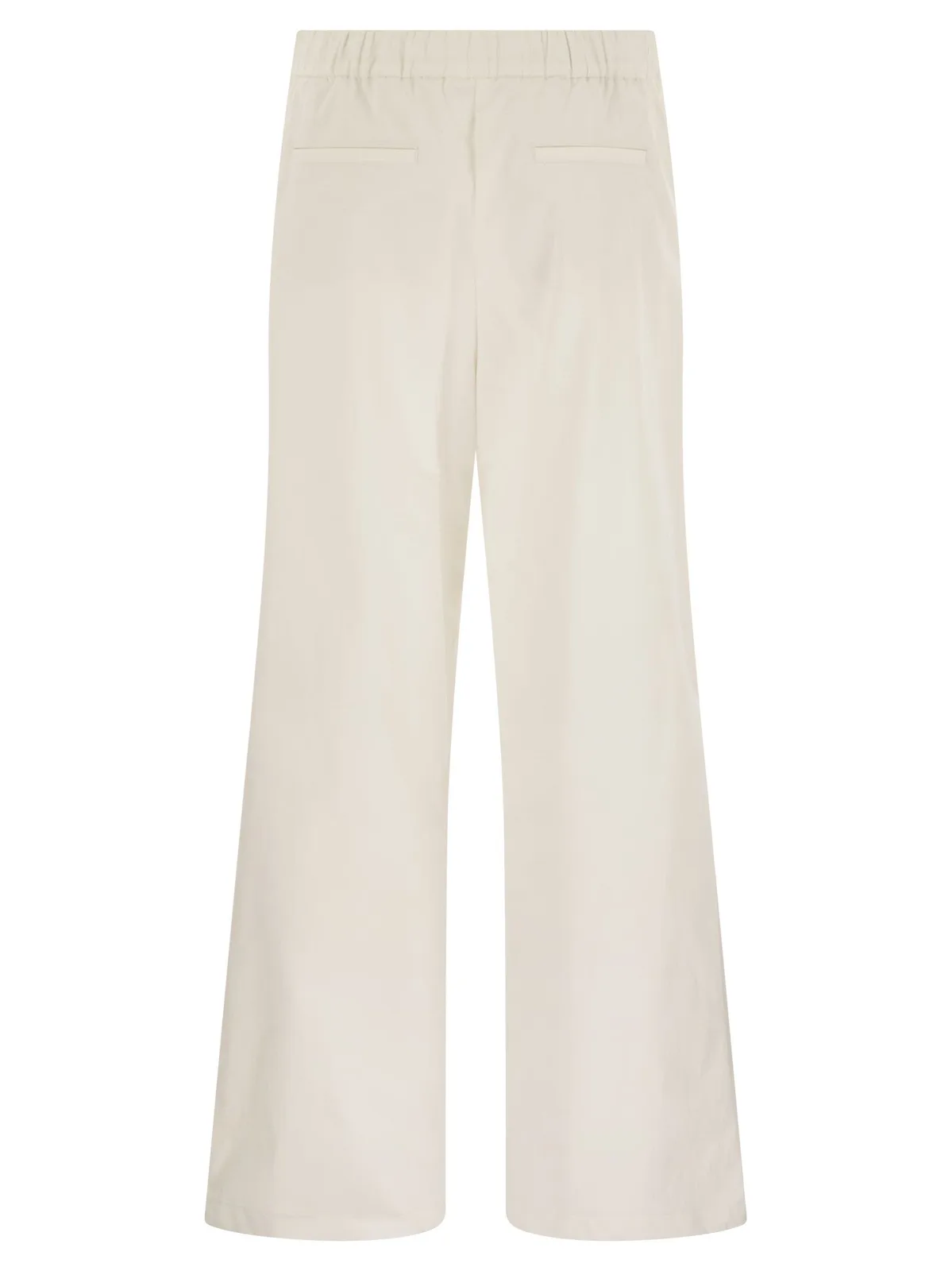 Herno Resort Cotton Trousers With Drawstring