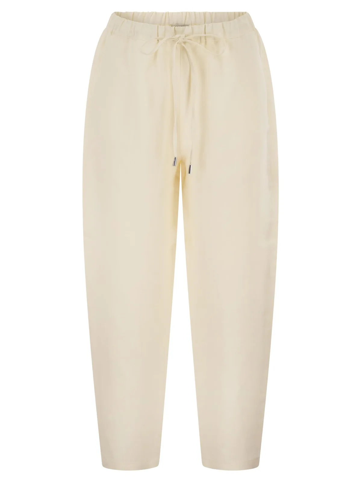 Antonelli Firenze Relaxed-Fit Viscose And Linen Trousers W