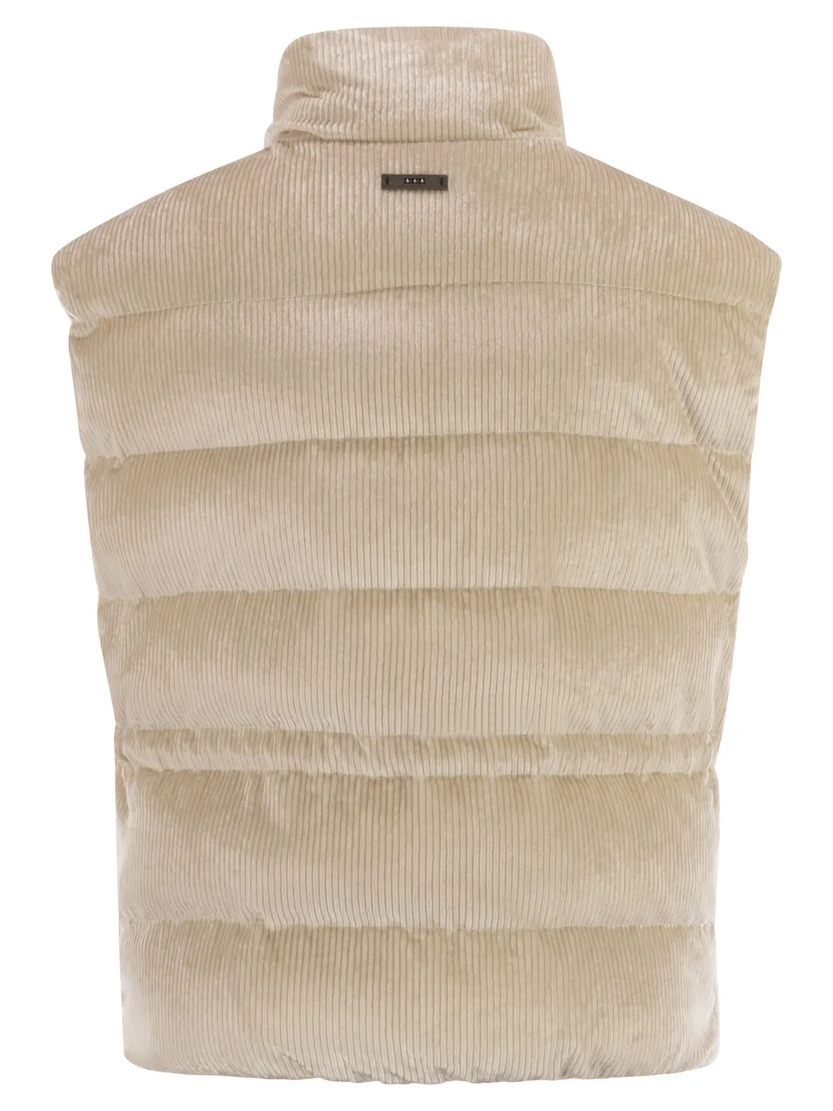 Peserico Down And Viscose Velvet Waistcoat