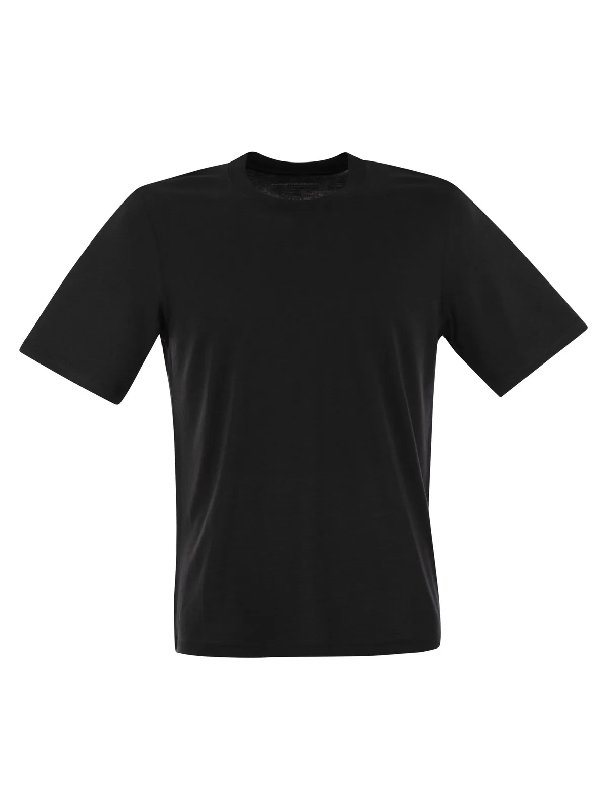 Majestic Short-Sleeved T-Shirt In Lyocell And Cot