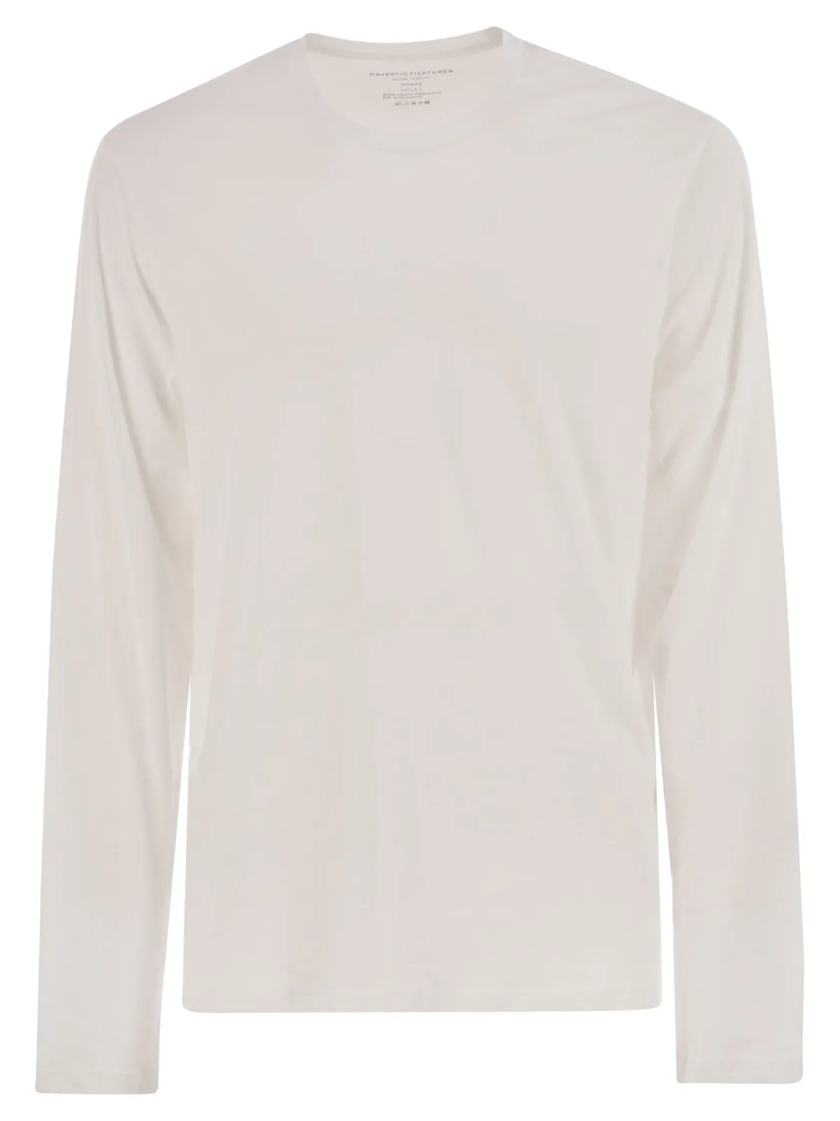 Majestic Long-Sleeved Crew-Neck T-Shirt