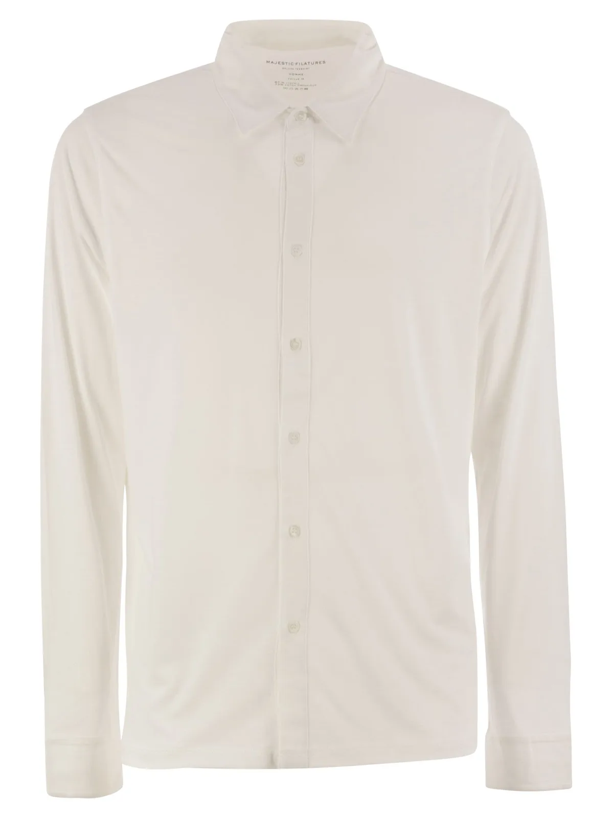 Majestic Long-Sleeved Lyocell And Cotton Shirt