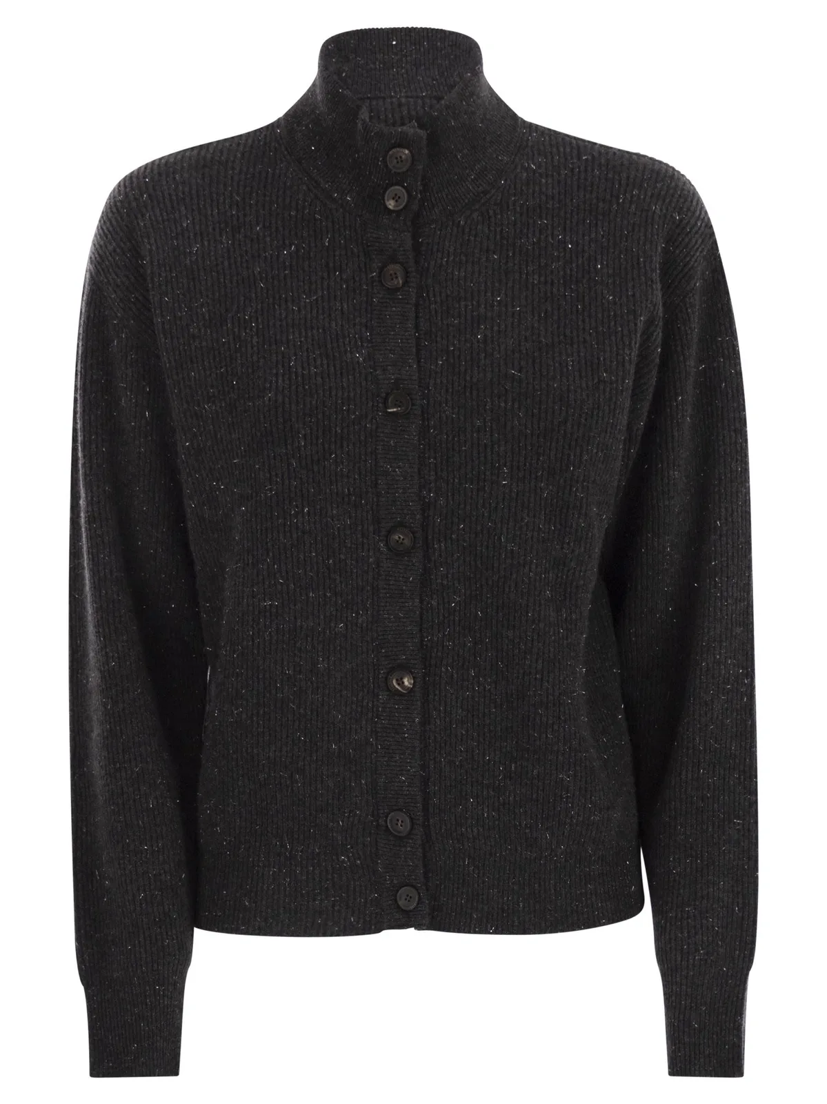 Peserico Cardigan With Buttons In Wool, Silk And 
