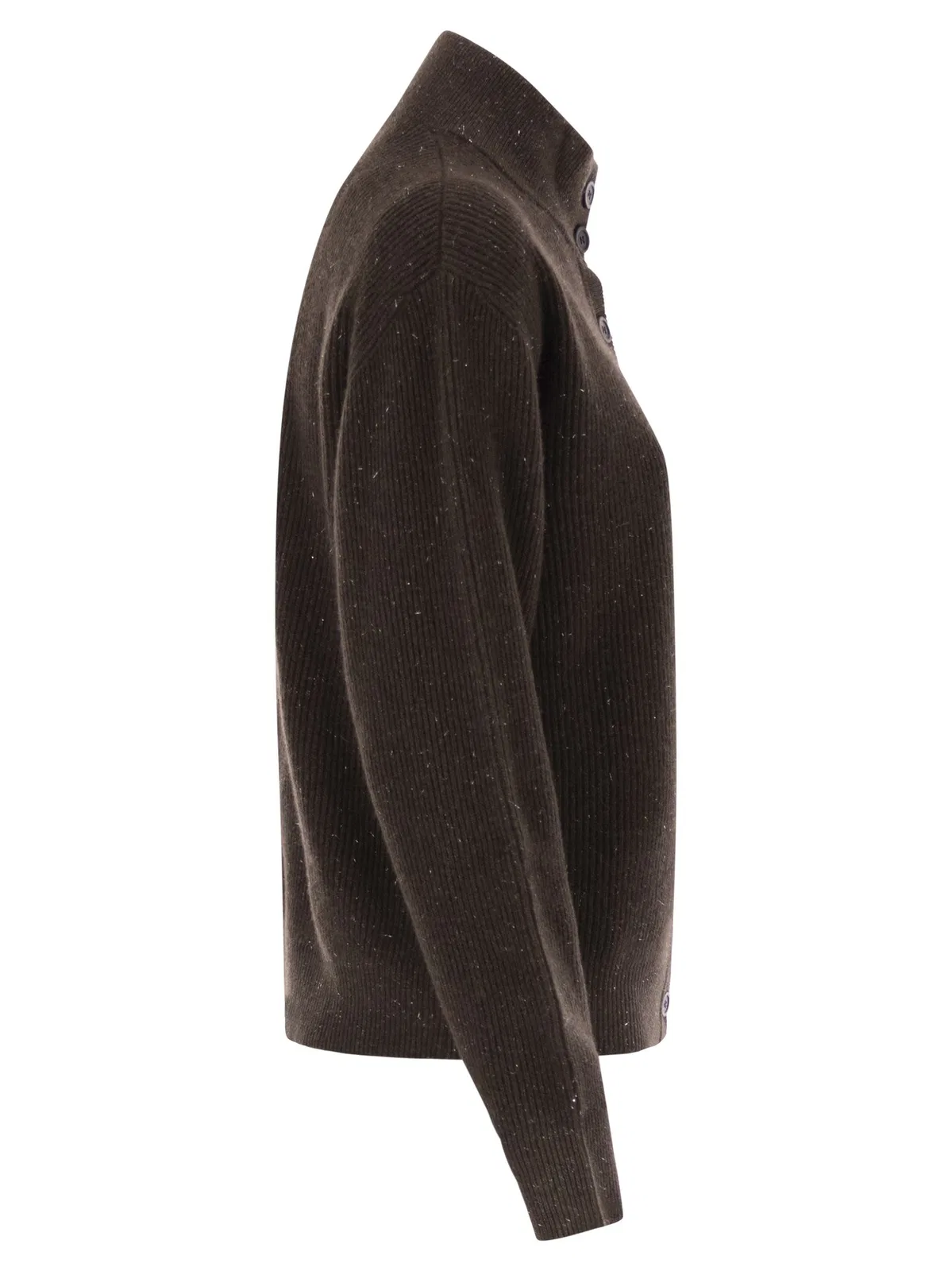 Peserico Cardigan With Buttons In Wool, Silk And 