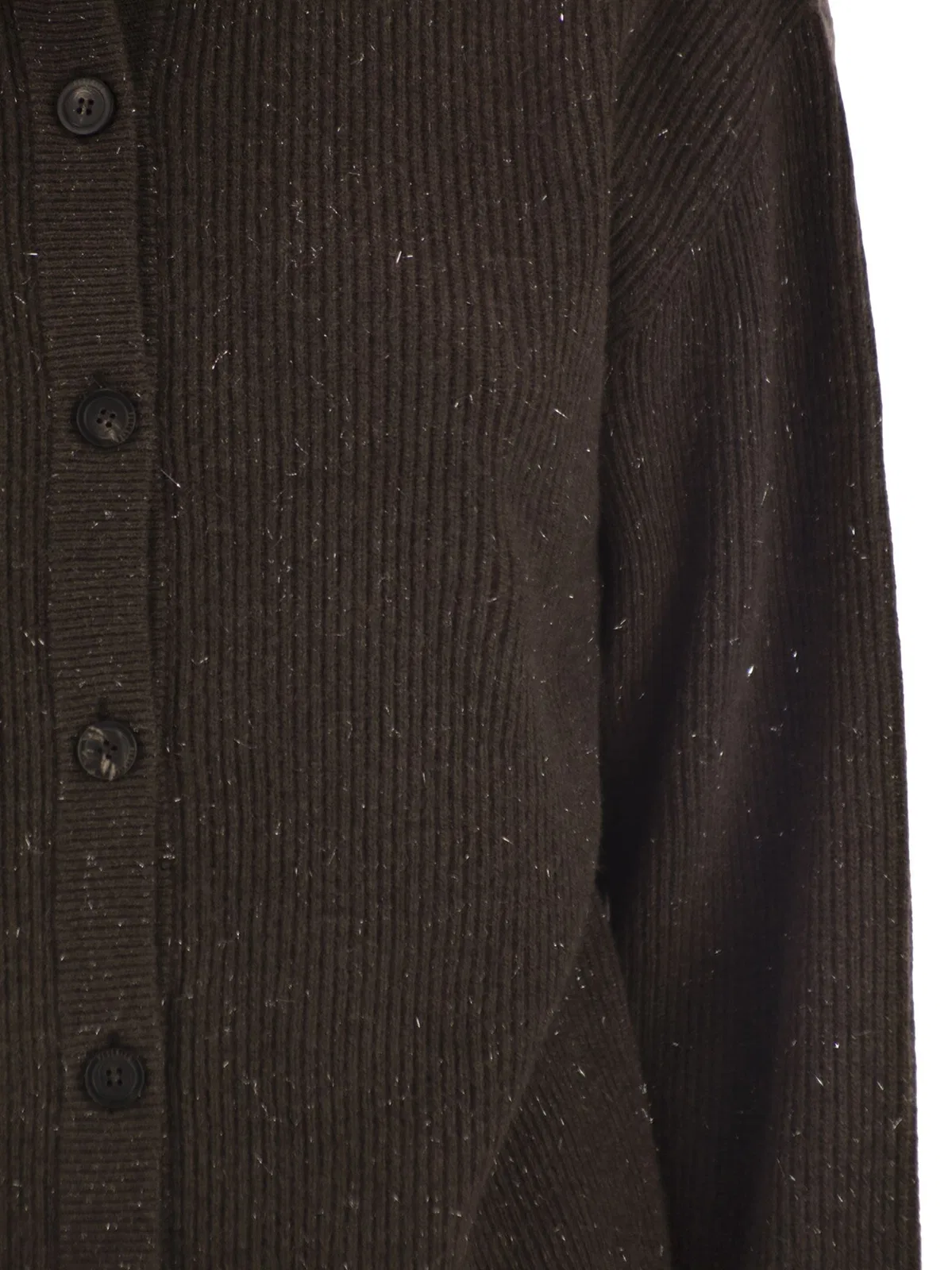 Peserico Cardigan With Buttons In Wool, Silk And 