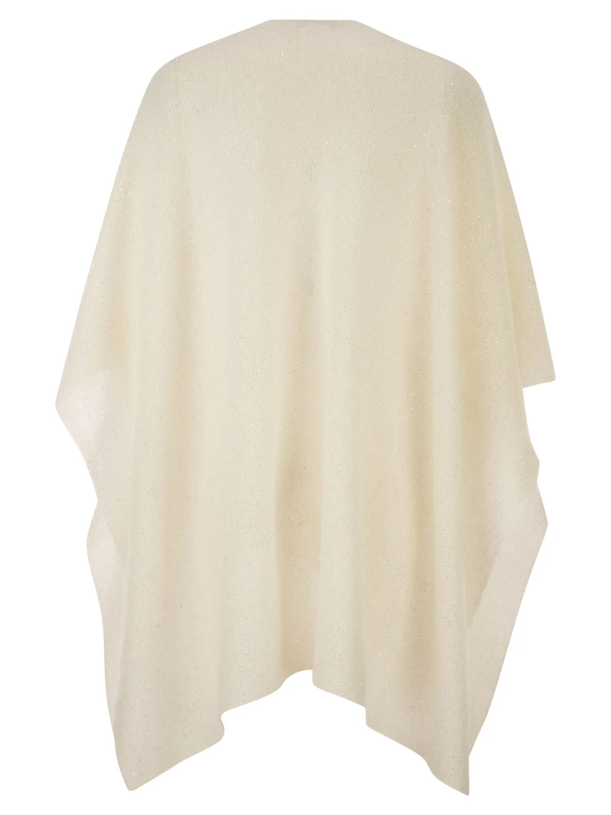 Fabiana Filippi Open Cape In Mohair And Alpaca With Micr