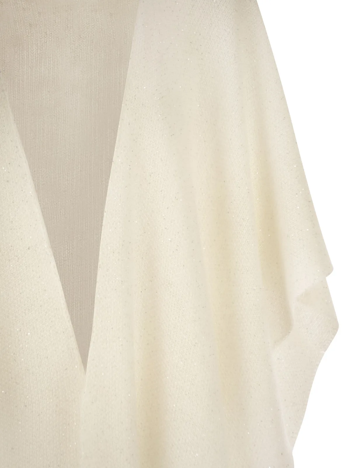 Fabiana Filippi Open Cape In Mohair And Alpaca With Micr