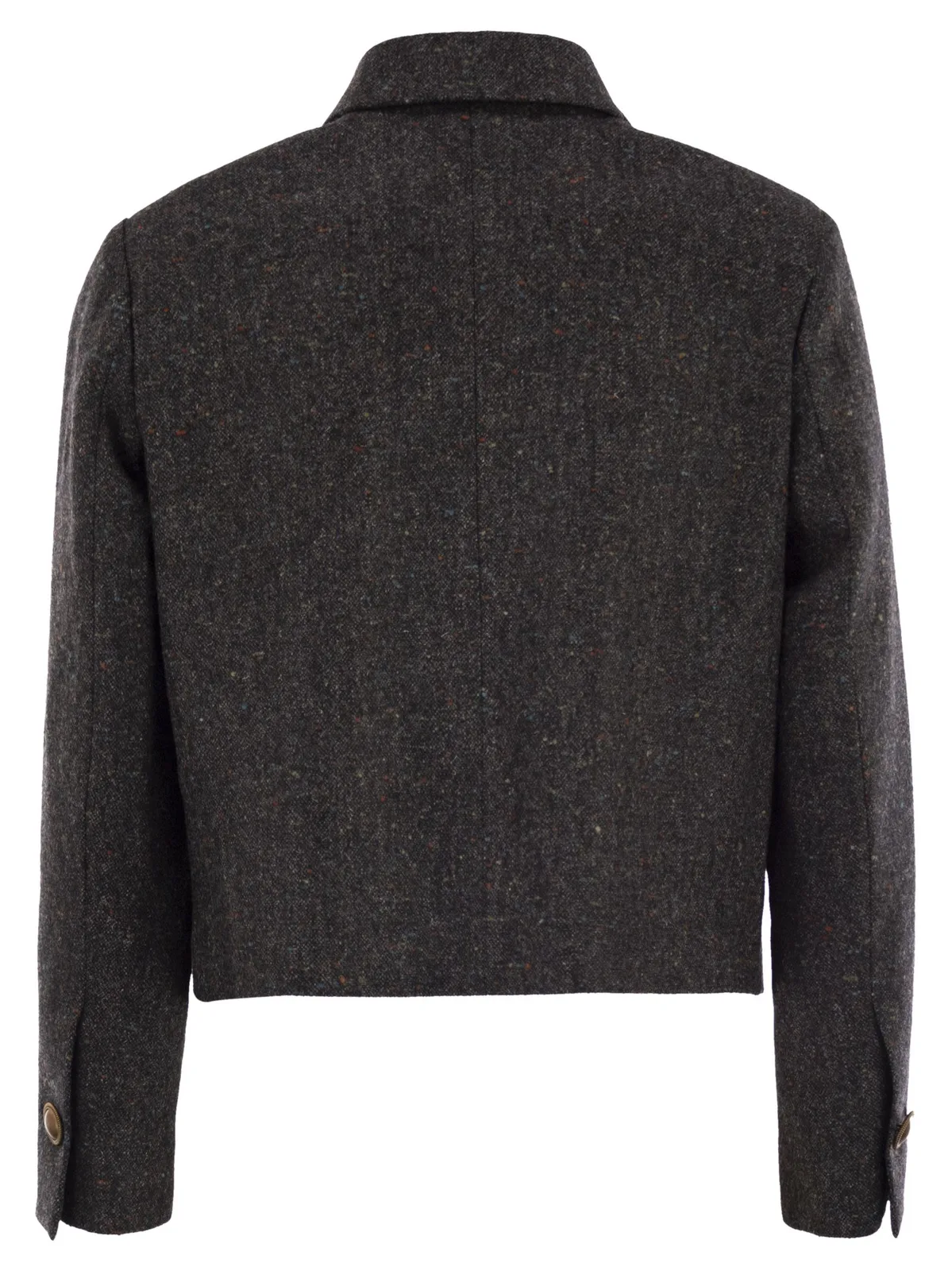 Saulina Aria - Shirt-Style Jacket In Wool And Ca