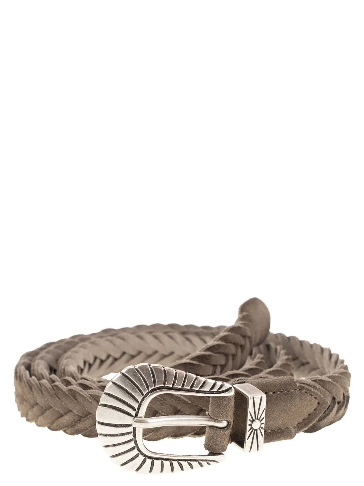 Alberto Luti Braided Leather Belt