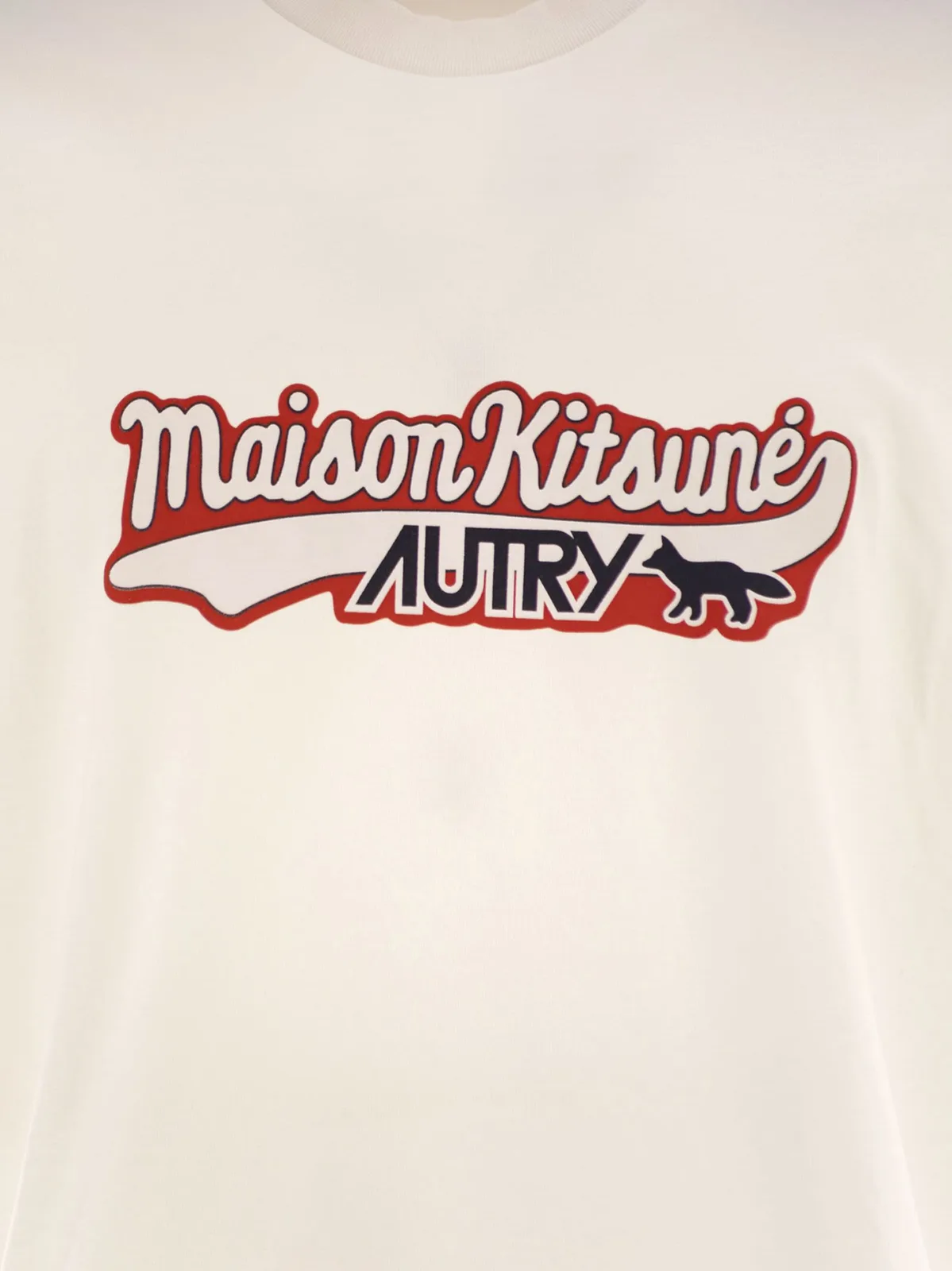 Autry x Maison Kitsuné T-Shirt With Autry X Maison Kitsuné Logo