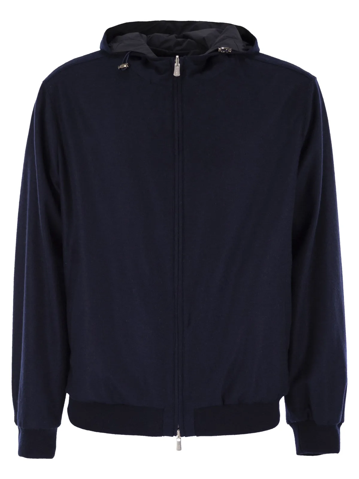 Fedeli Reversible Bomber Jacket With Hood In Ca