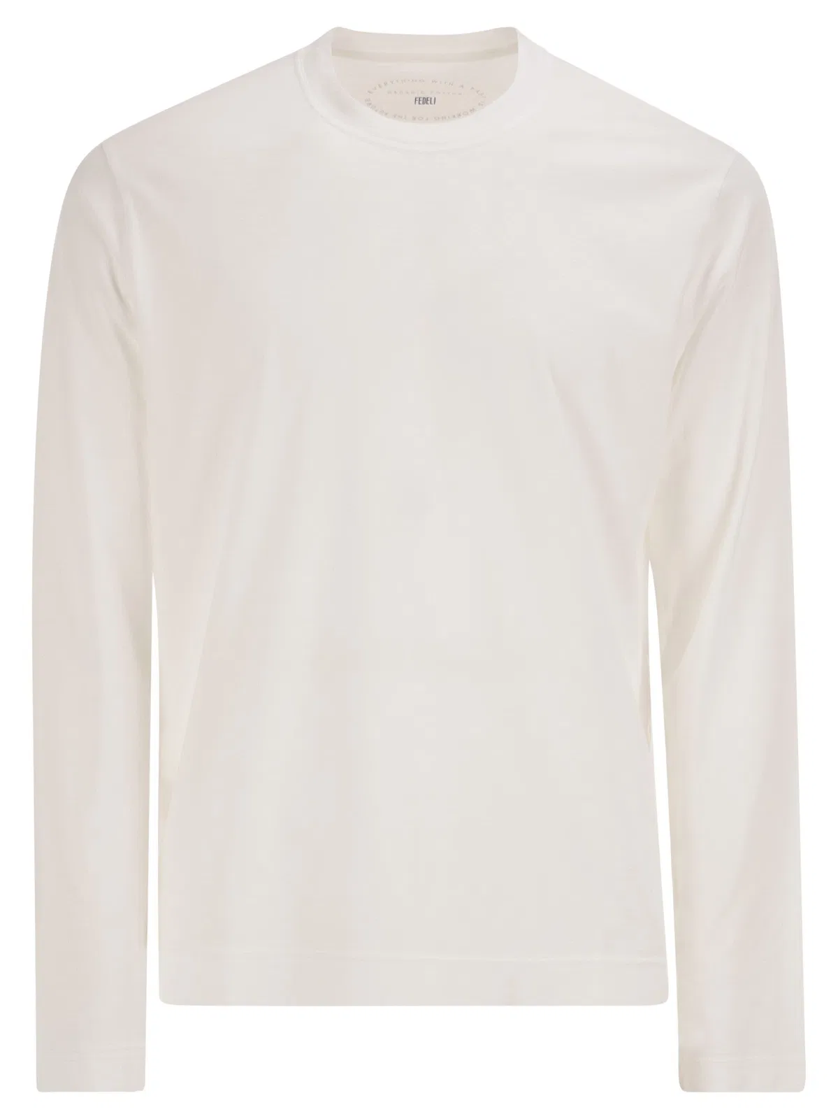 Fedeli Long-Sleeve Pure Cotton T-Shirt