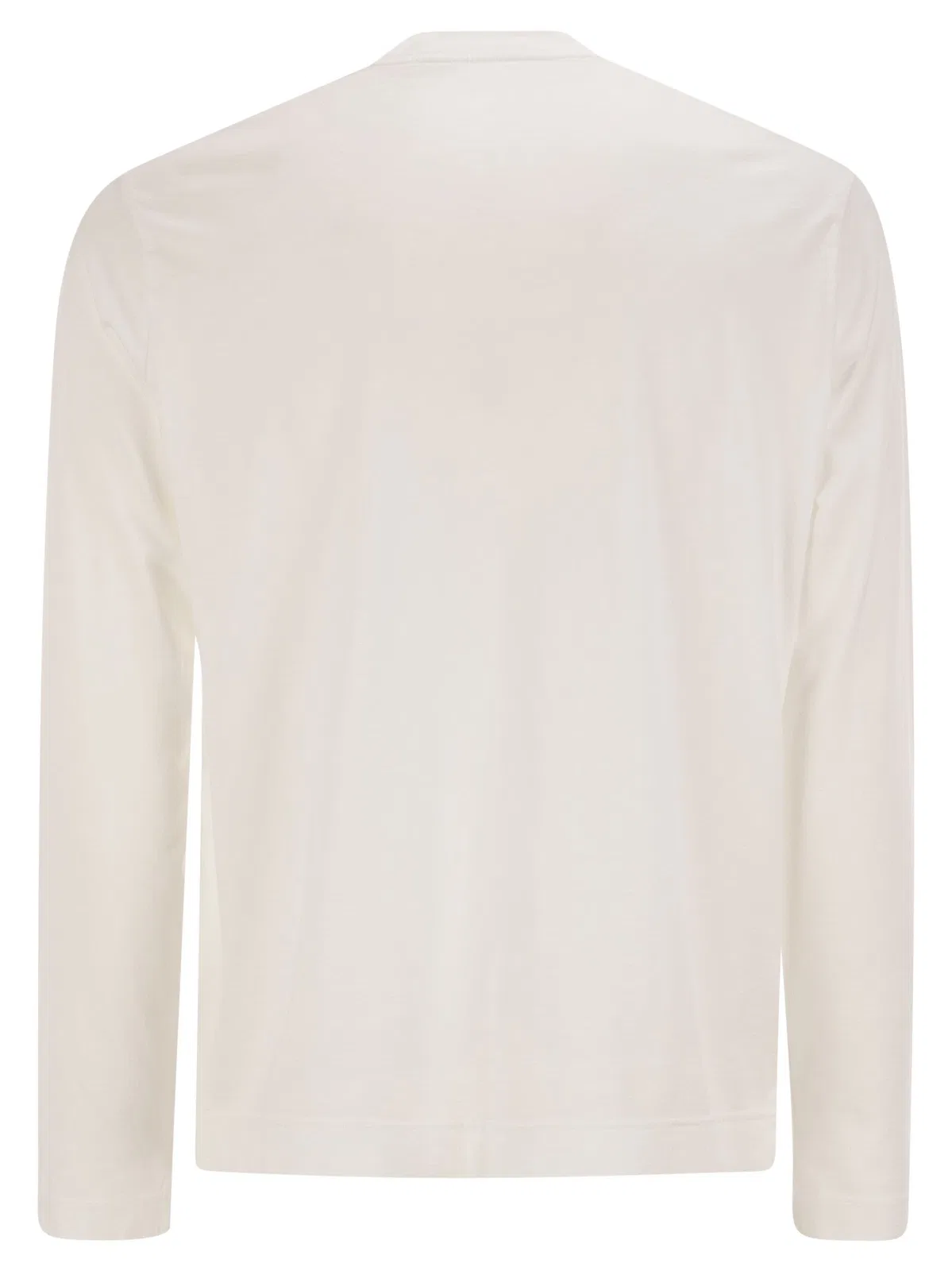 Fedeli Long-Sleeve Pure Cotton T-Shirt