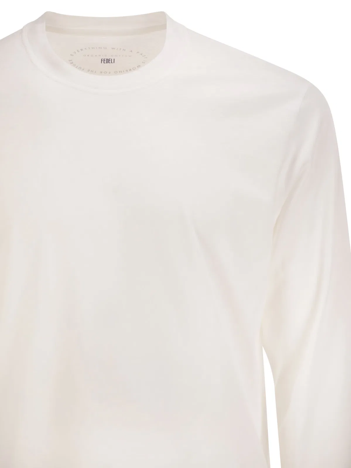 Fedeli Long-Sleeve Pure Cotton T-Shirt