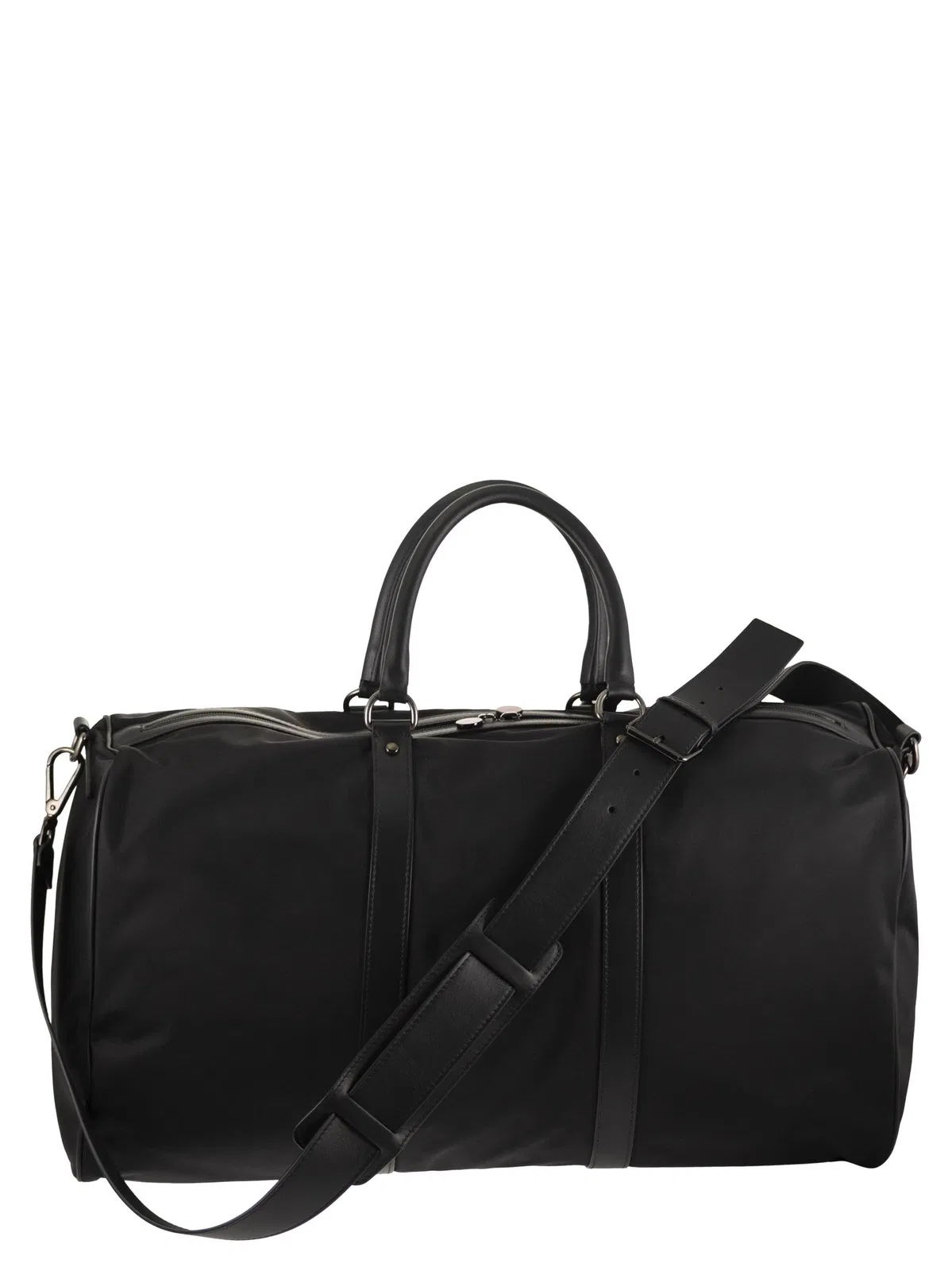 Kiton Duffel Bag With Leather Inserts