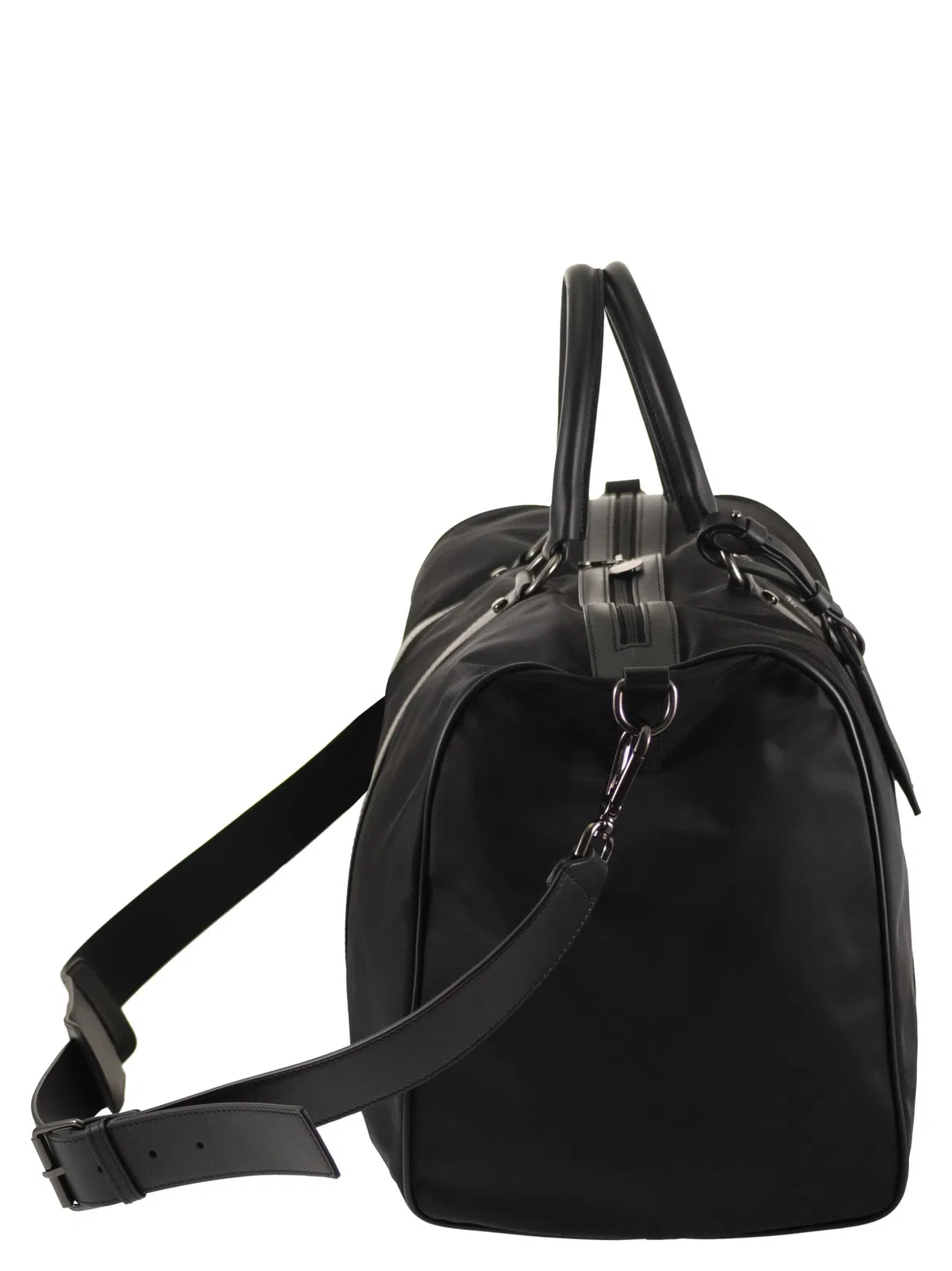 Kiton Duffel Bag With Leather Inserts