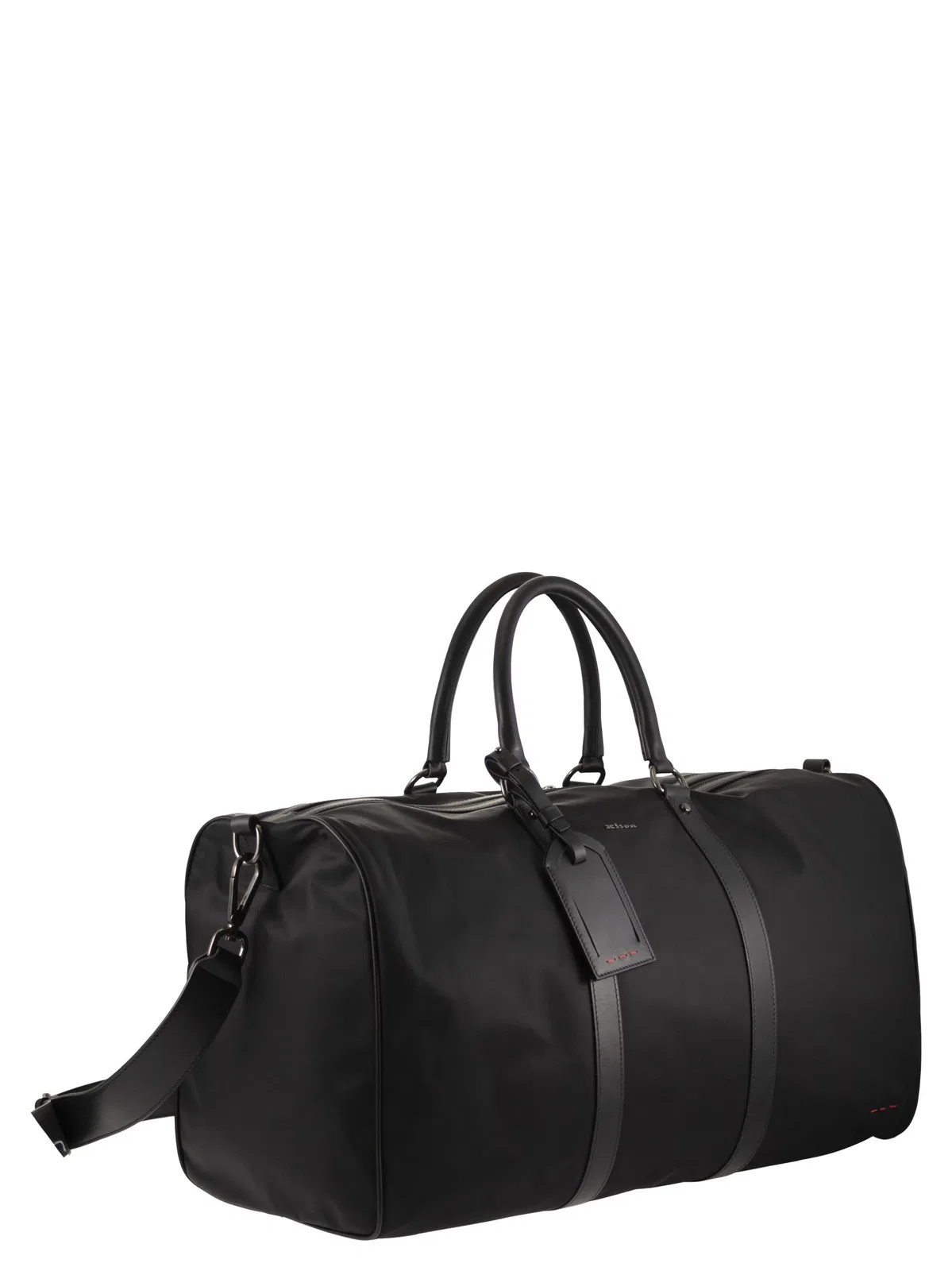 Kiton Duffel Bag With Leather Inserts