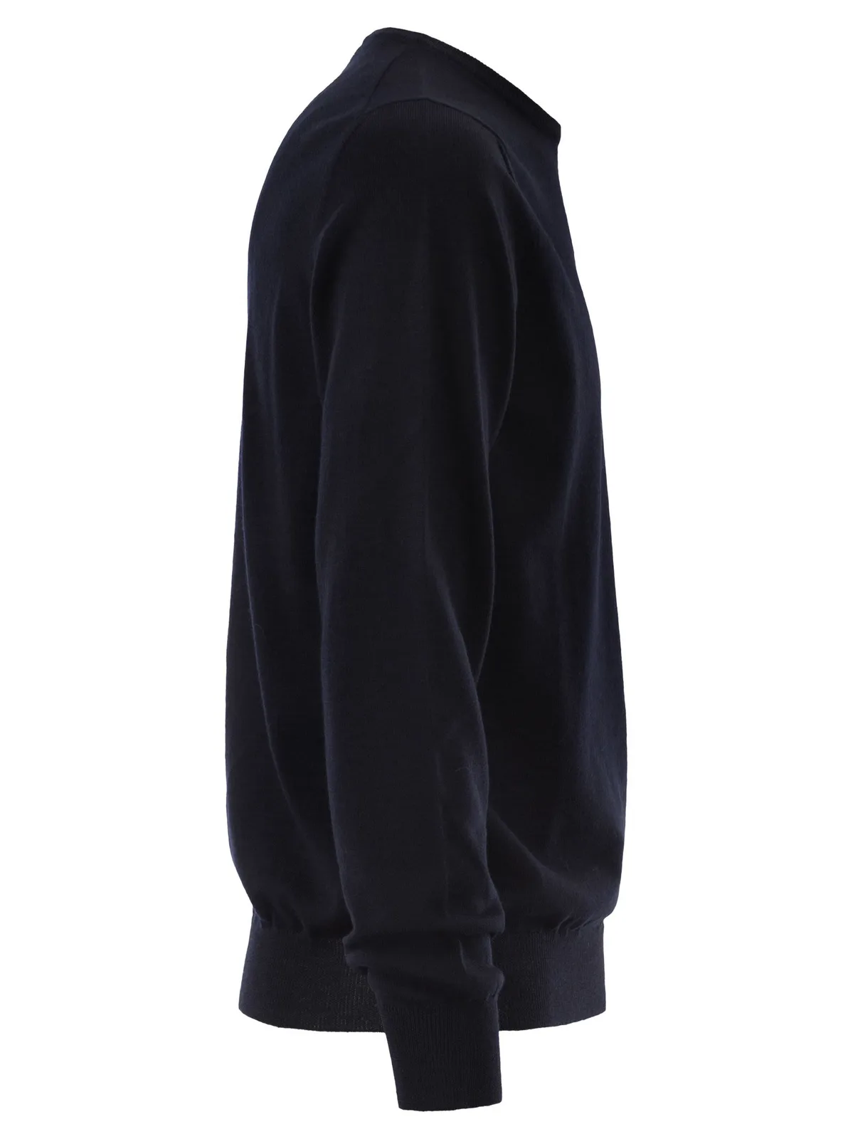 Kiton Long-Sleeved Wool Crew Neck Jumper