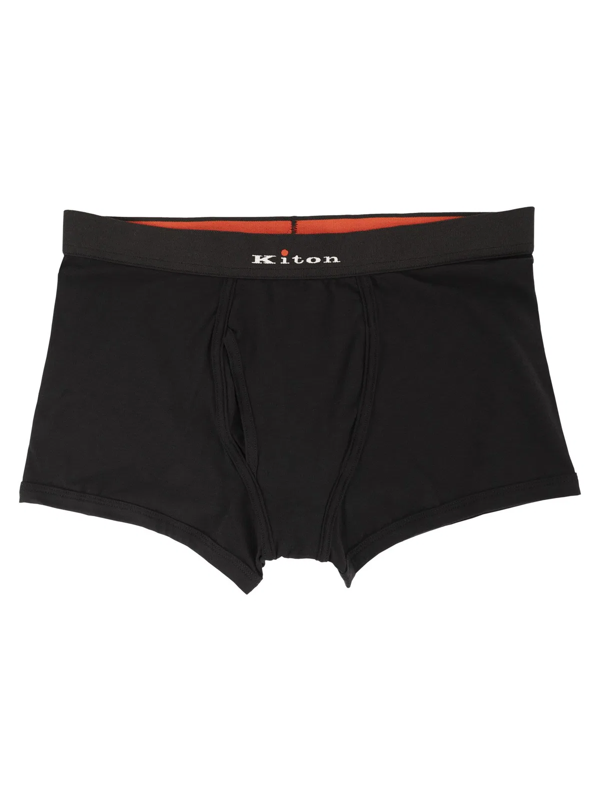 Kiton Stretch Cotton Boxer Briefs With Logo