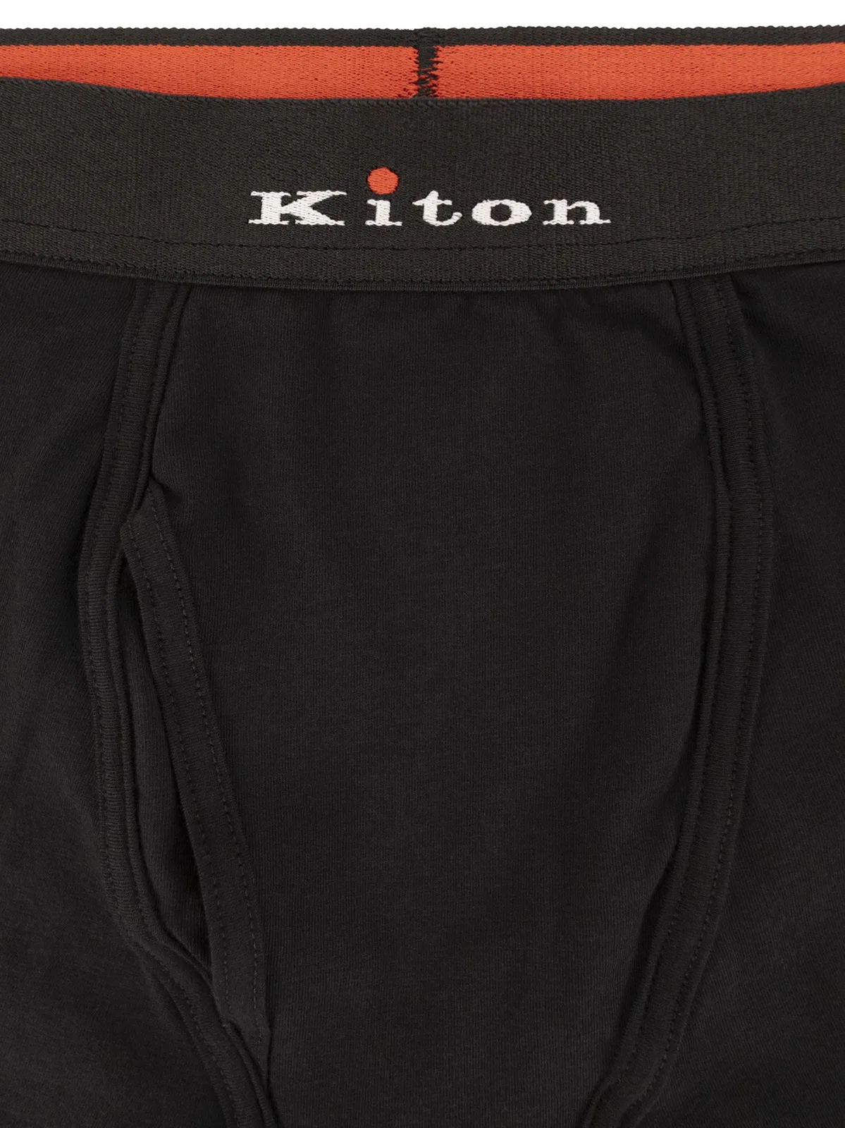 Kiton Stretch Cotton Boxer Briefs With Logo