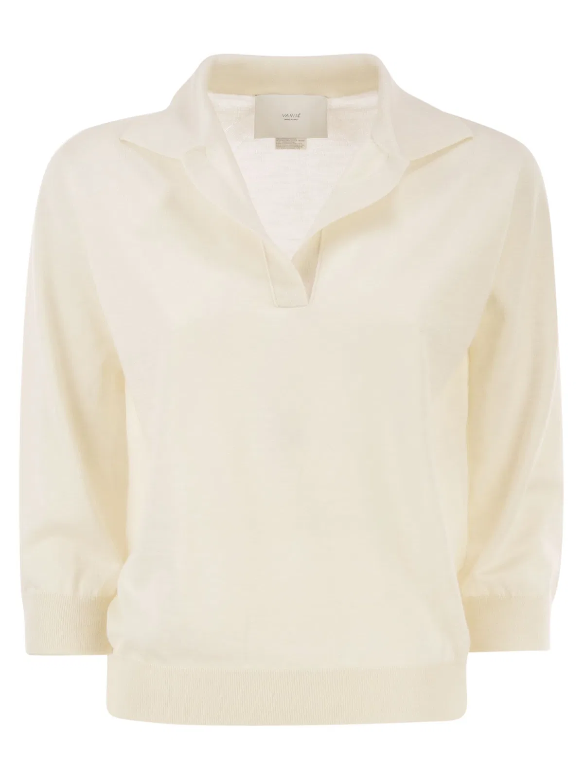 Vanisé Cashmere And Silk Knitted Polo
