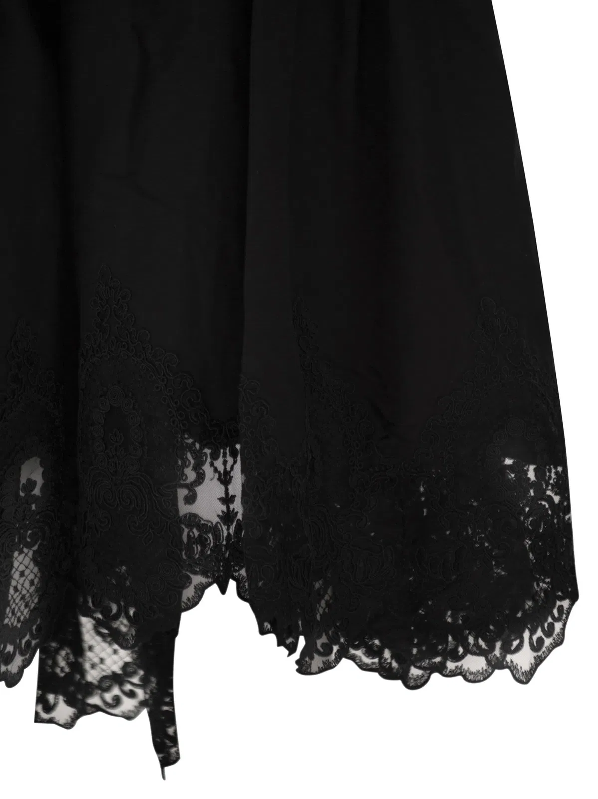 Maurizio Mykonos Linen And Rayon Midi Skirt With Embroide