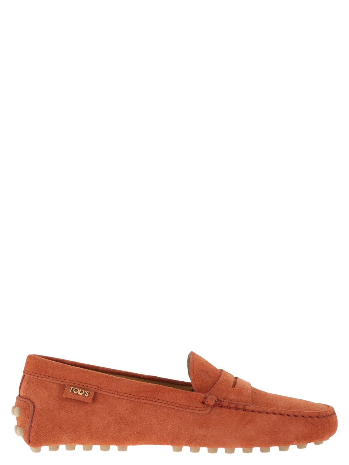 Tod's Suede Rubber Sole Loafer