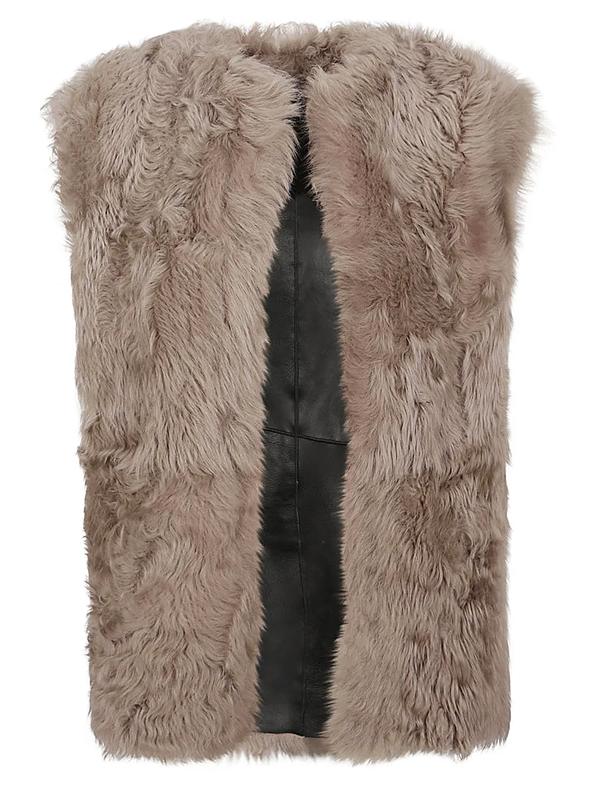 Enes Sleeveless Fur Coat